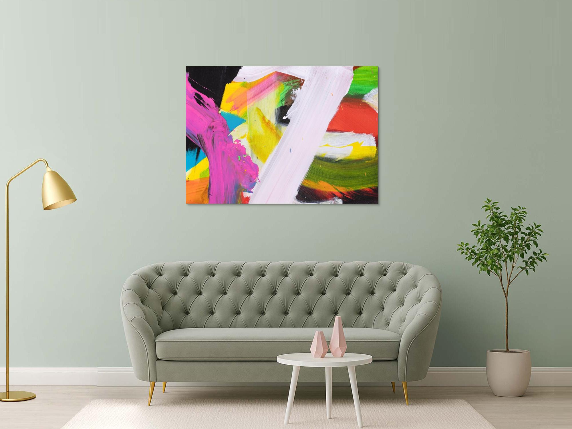 Abstraktes Bild auf Leinwand