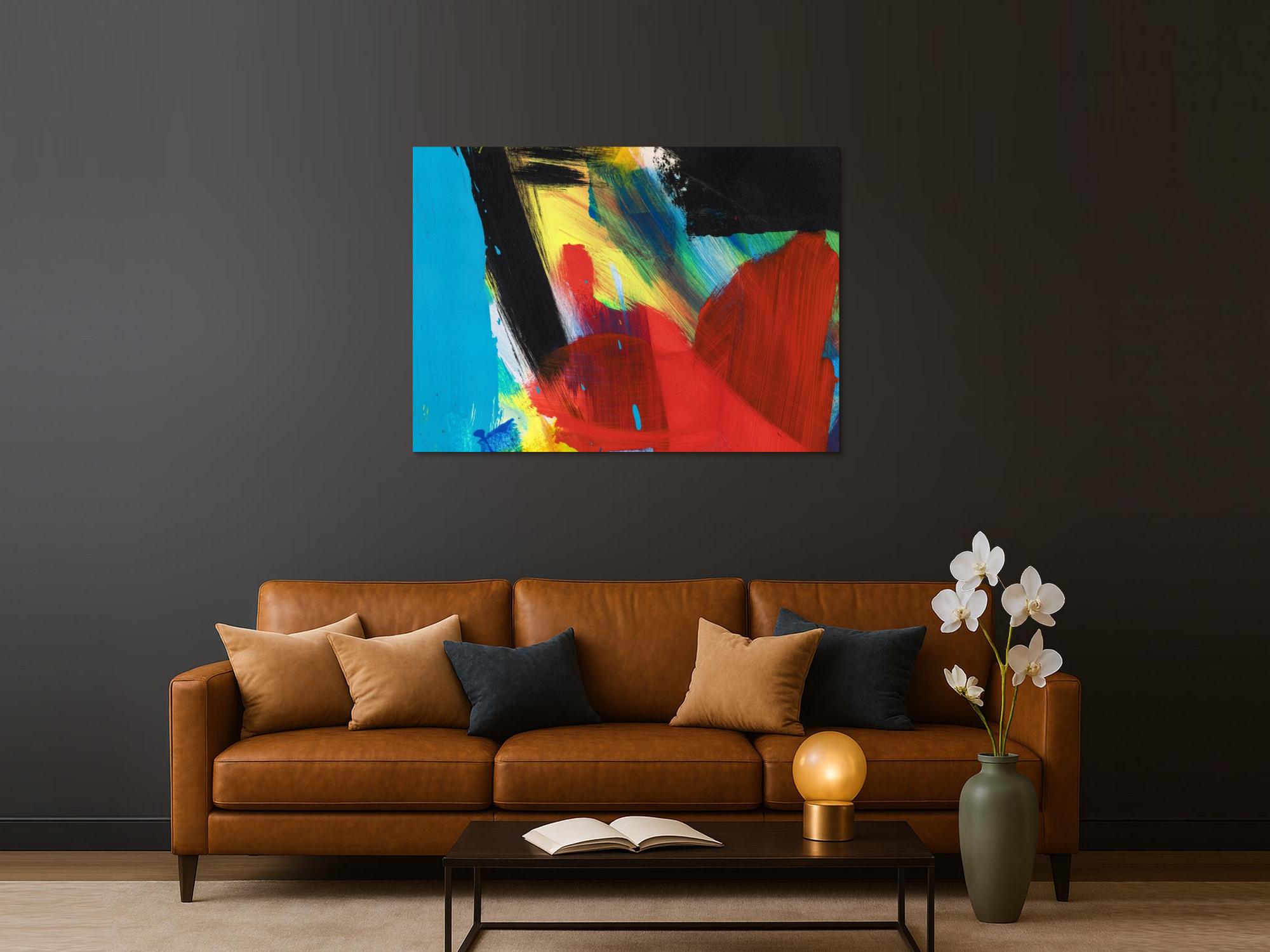 Abstraktes Bild auf Leinwand