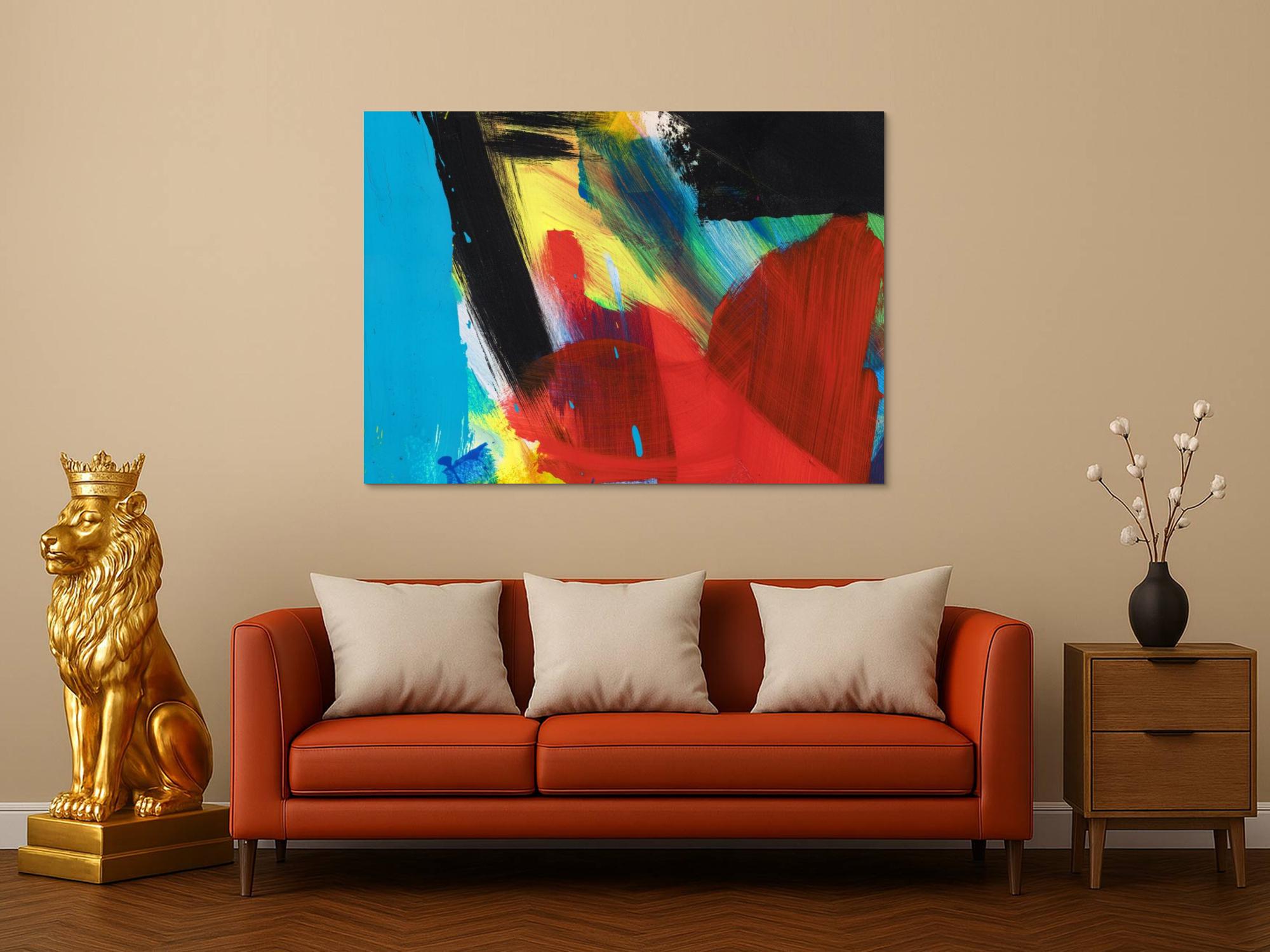 Abstraktes Bild auf Leinwand