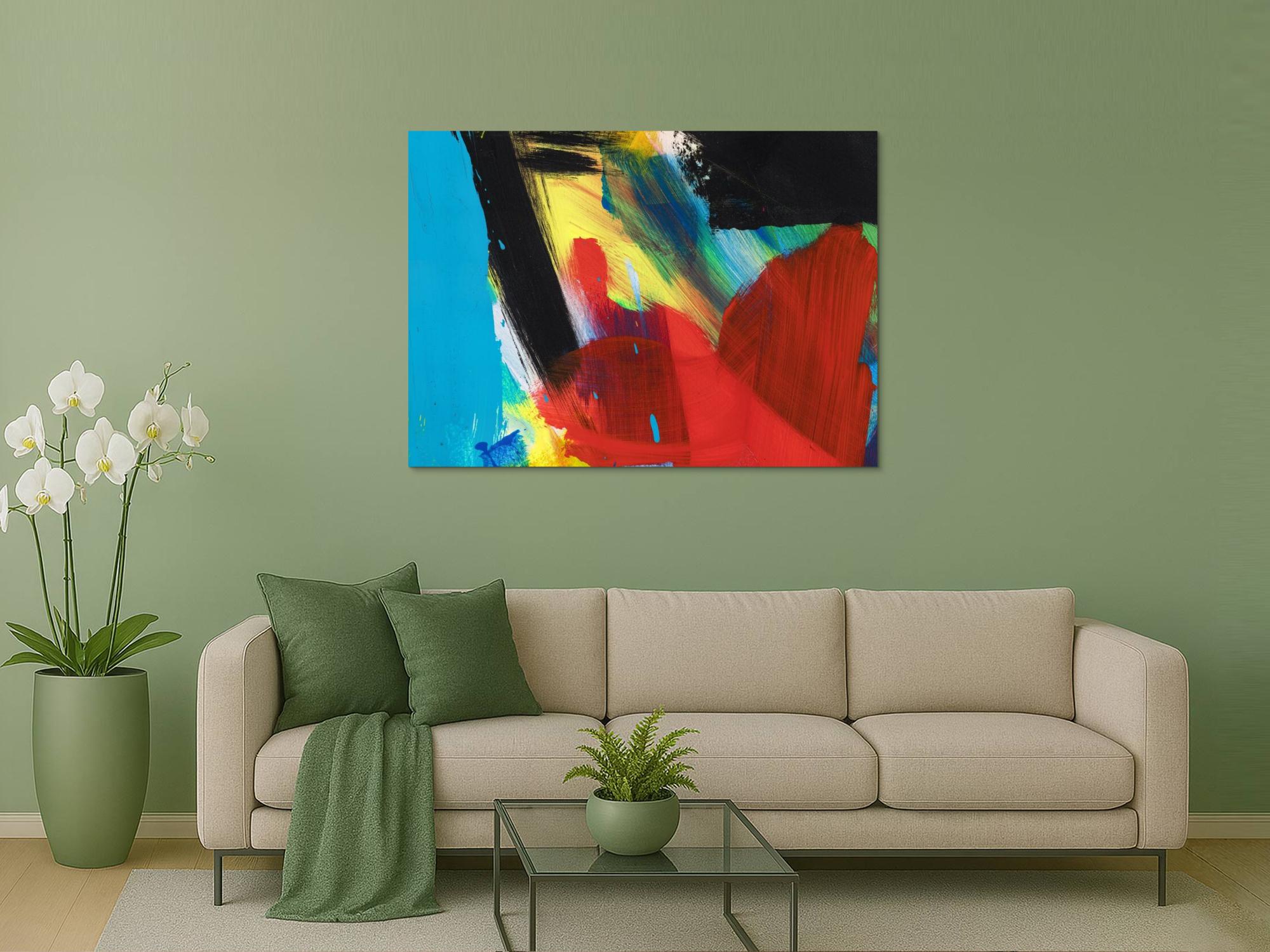 Abstraktes Bild auf Leinwand