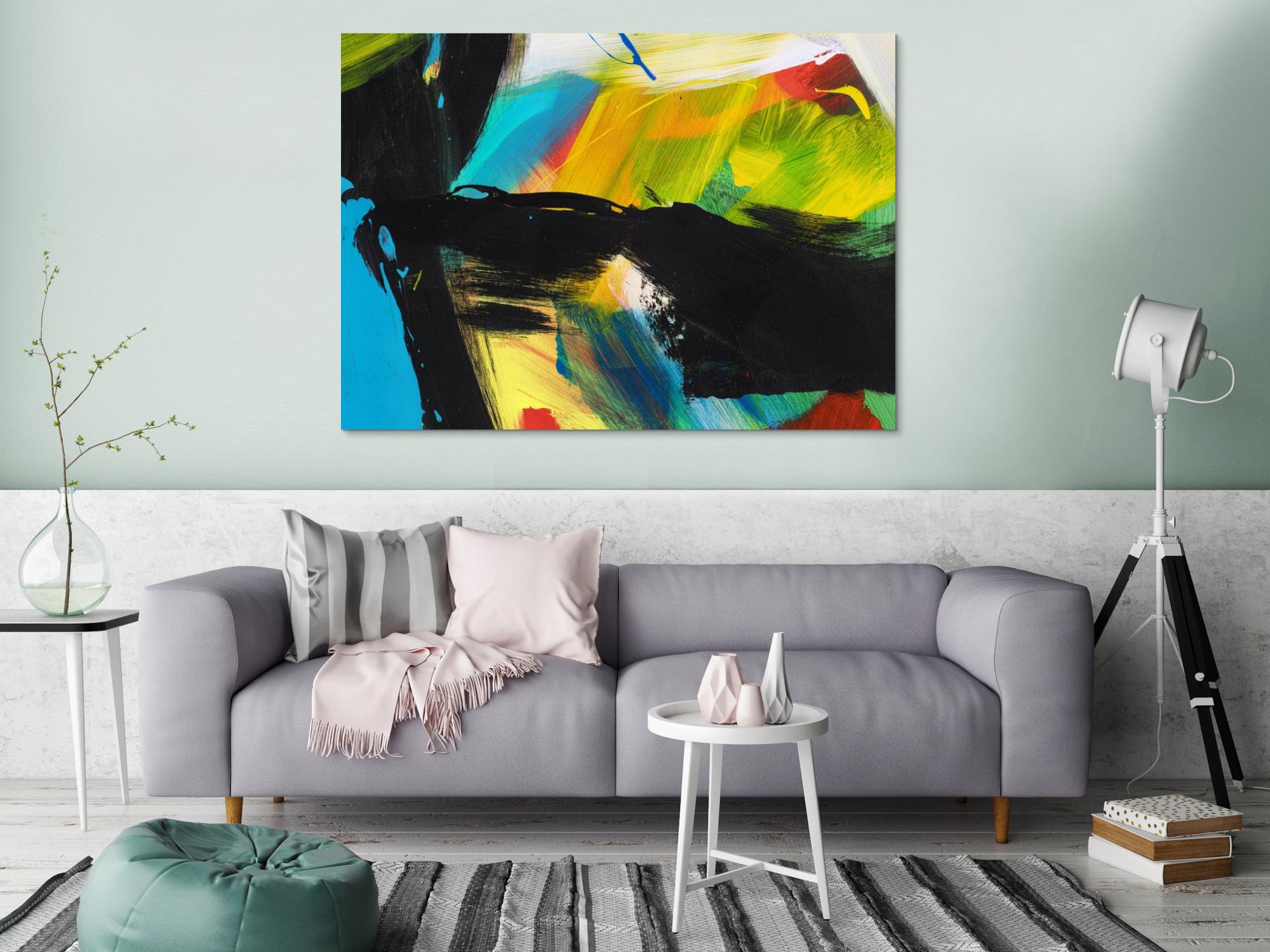 Abstraktes Bild auf Leinwand