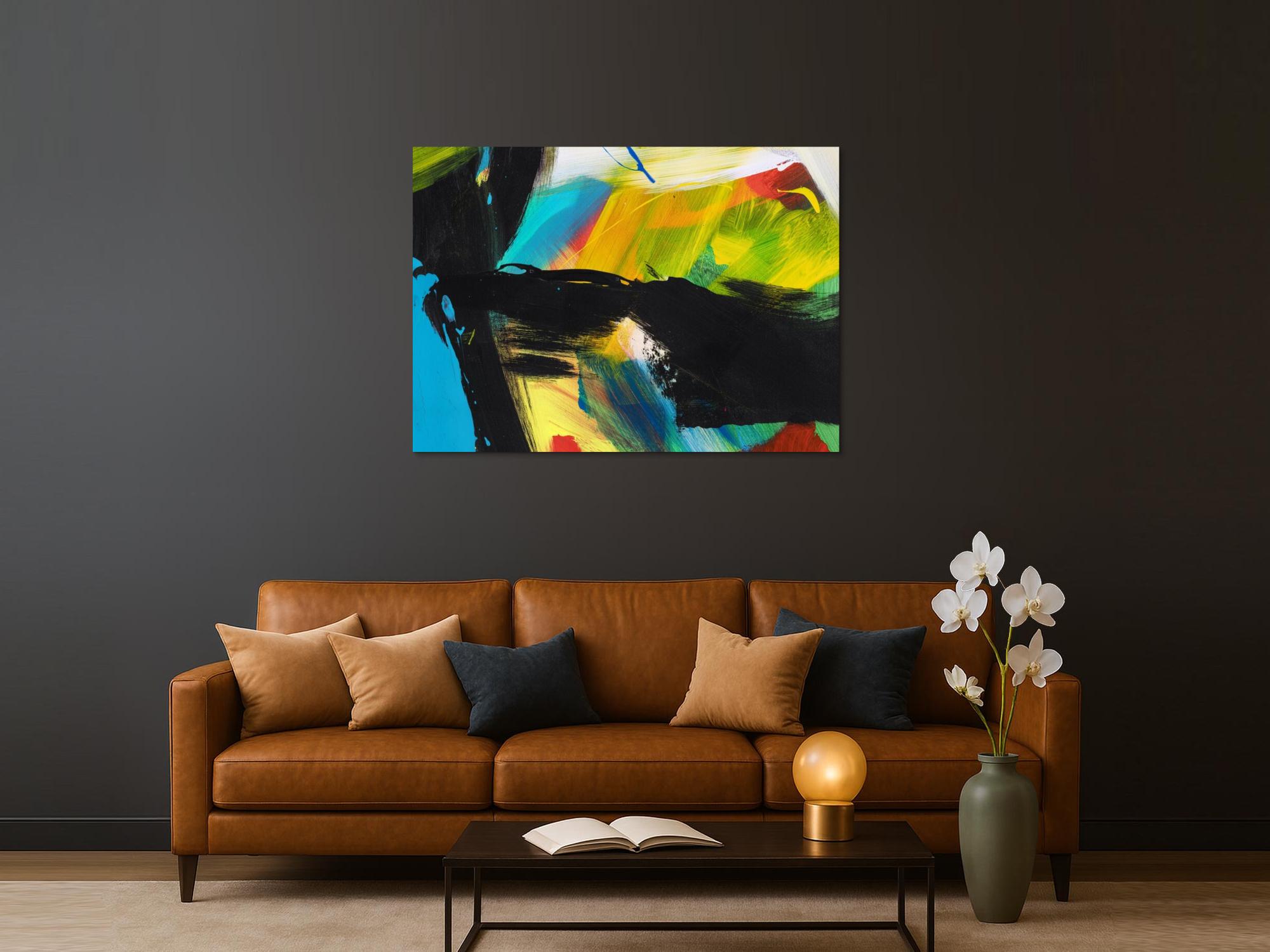 Abstraktes Bild auf Leinwand