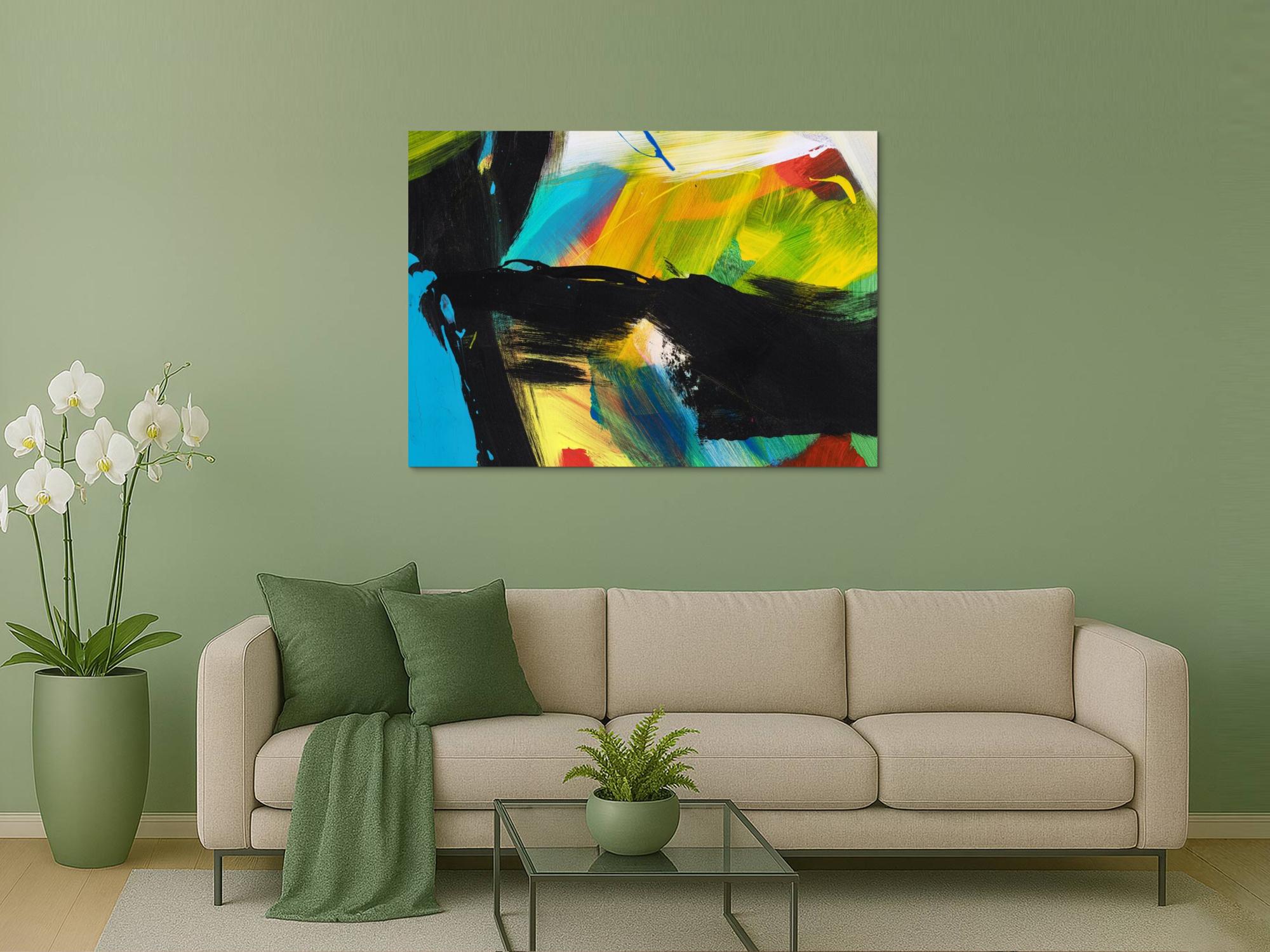 Abstraktes Bild auf Leinwand