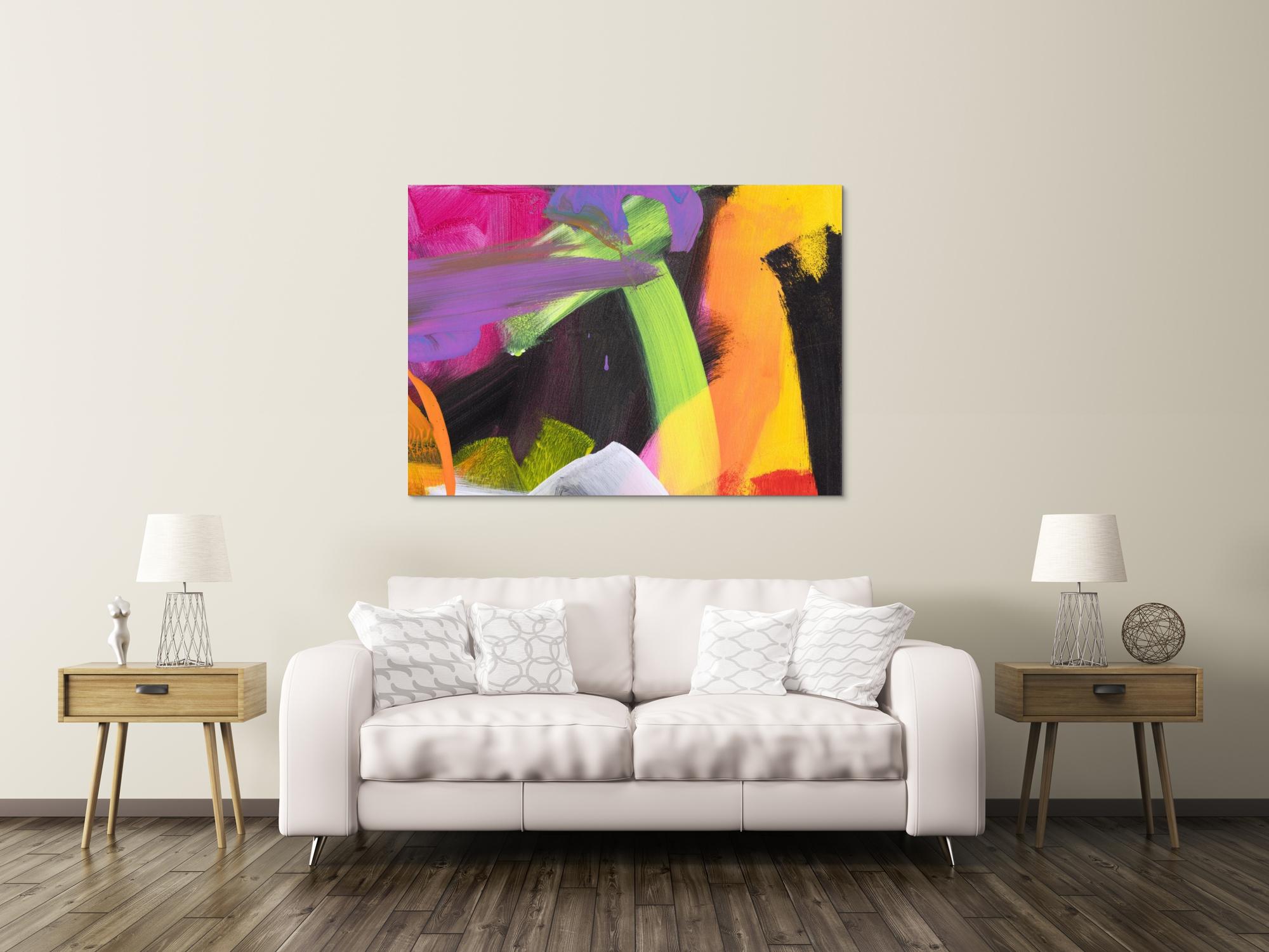 Abstraktes Bild auf Leinwand