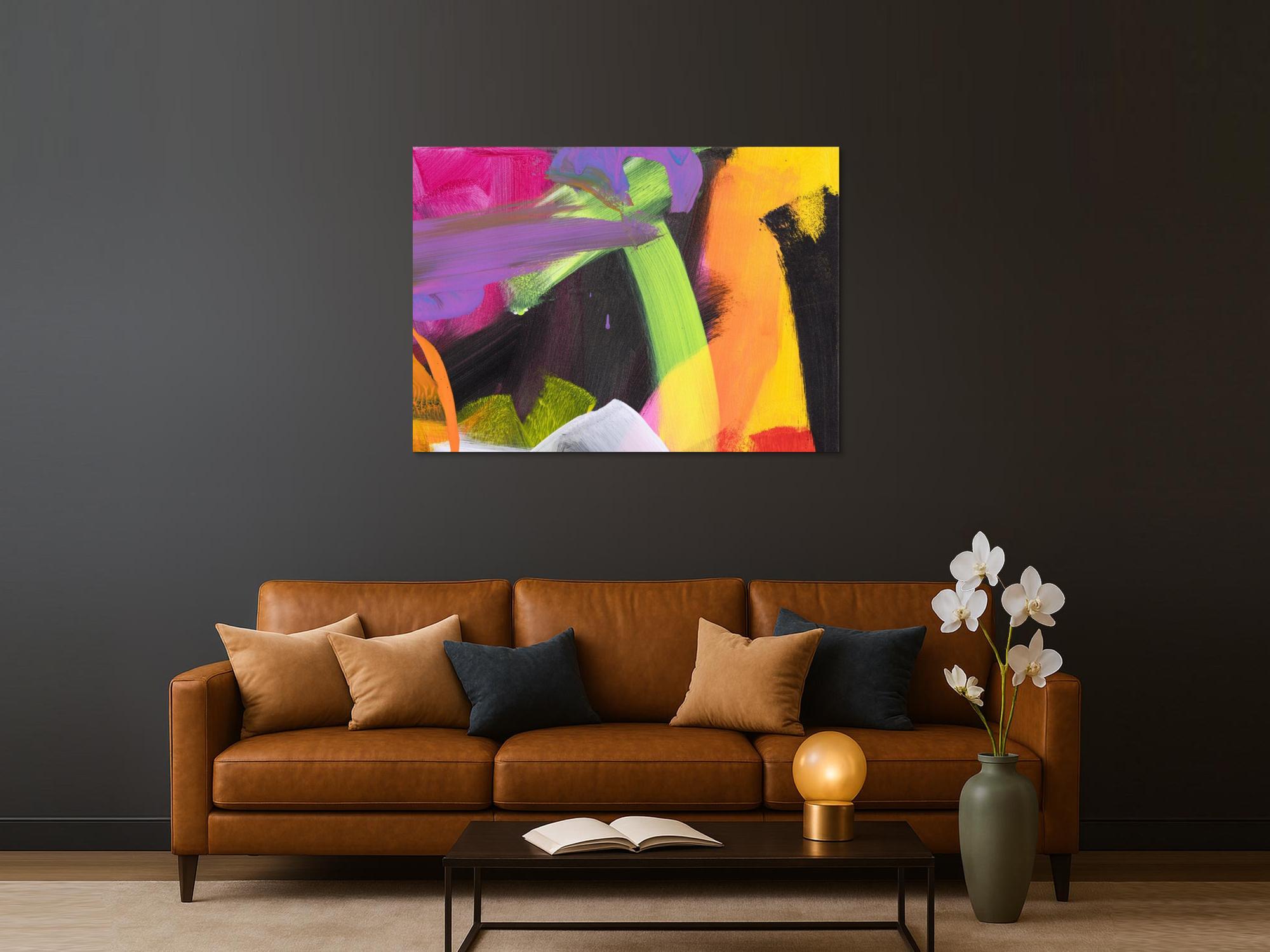 Abstraktes Bild auf Leinwand