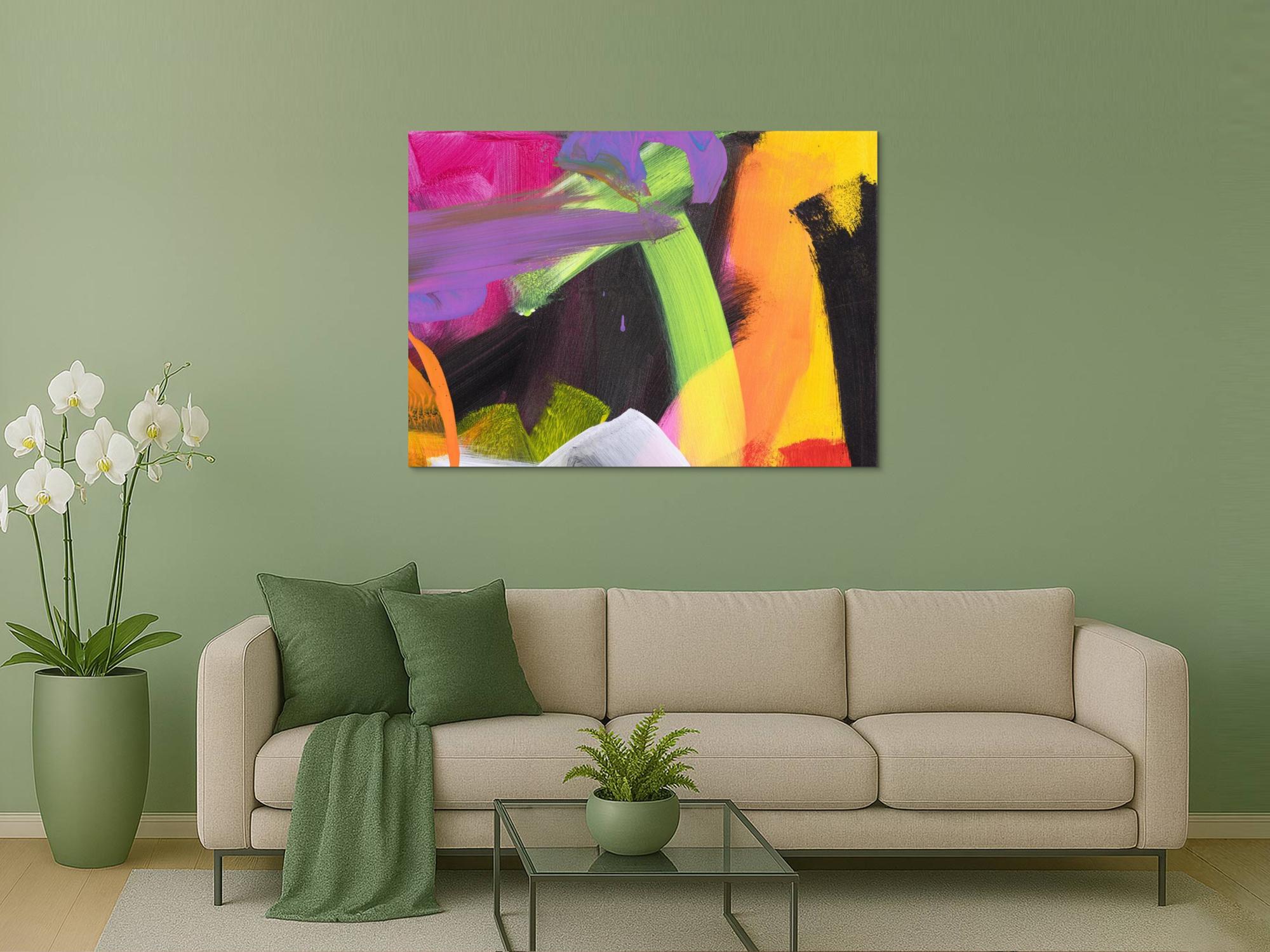 Abstraktes Bild auf Leinwand