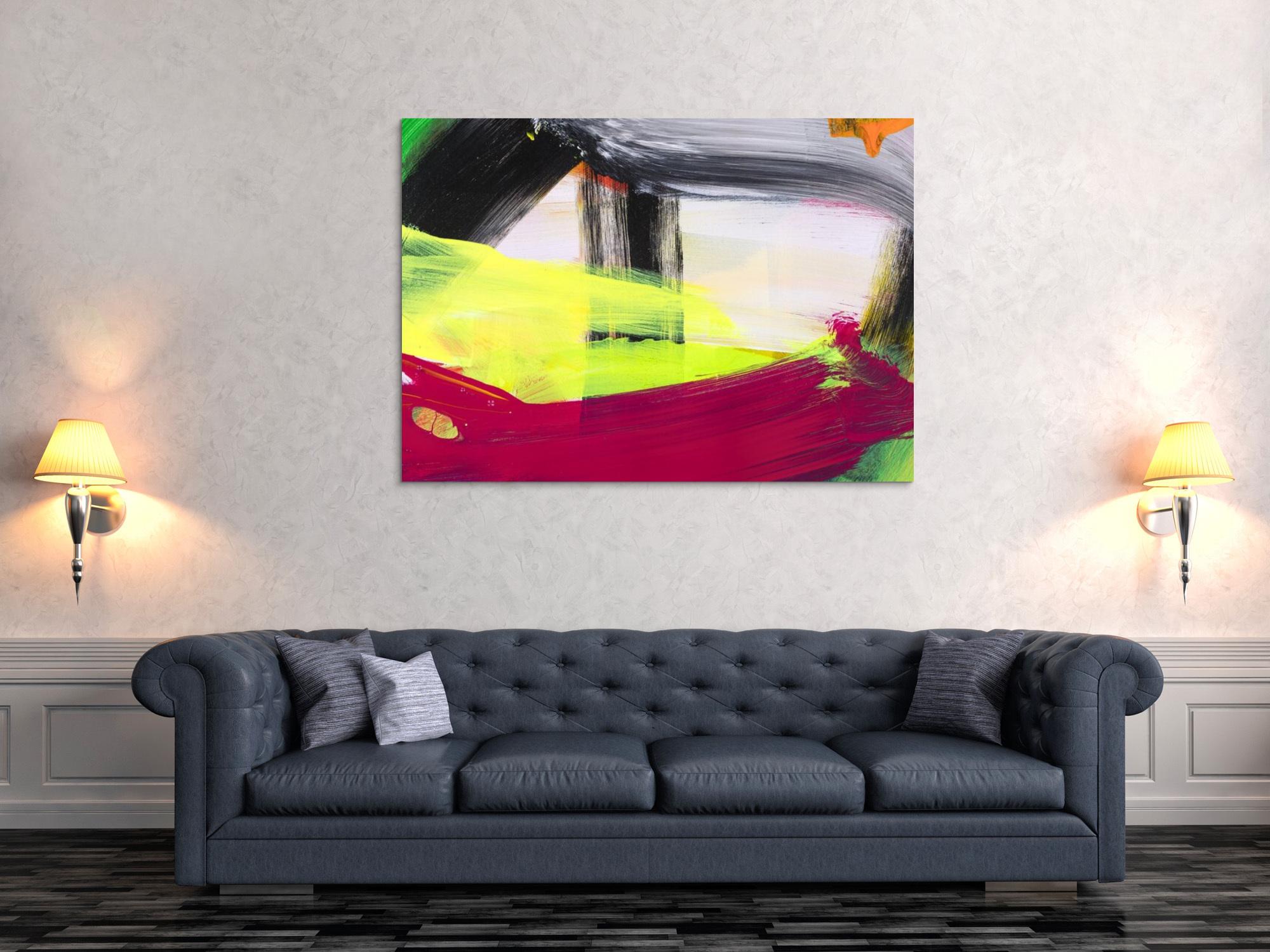 Abstraktes Bild auf Leinwand