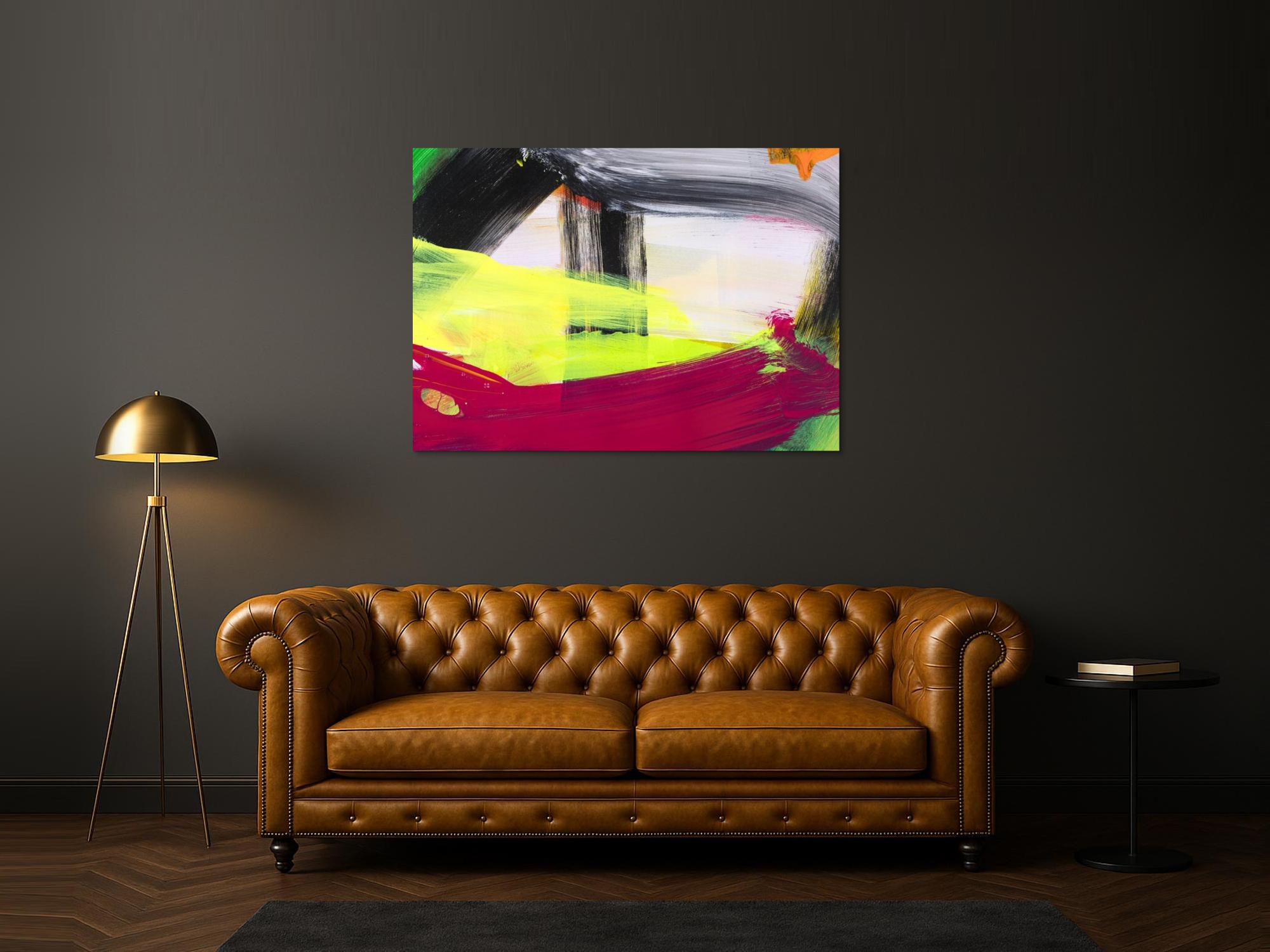 Abstraktes Bild auf Leinwand