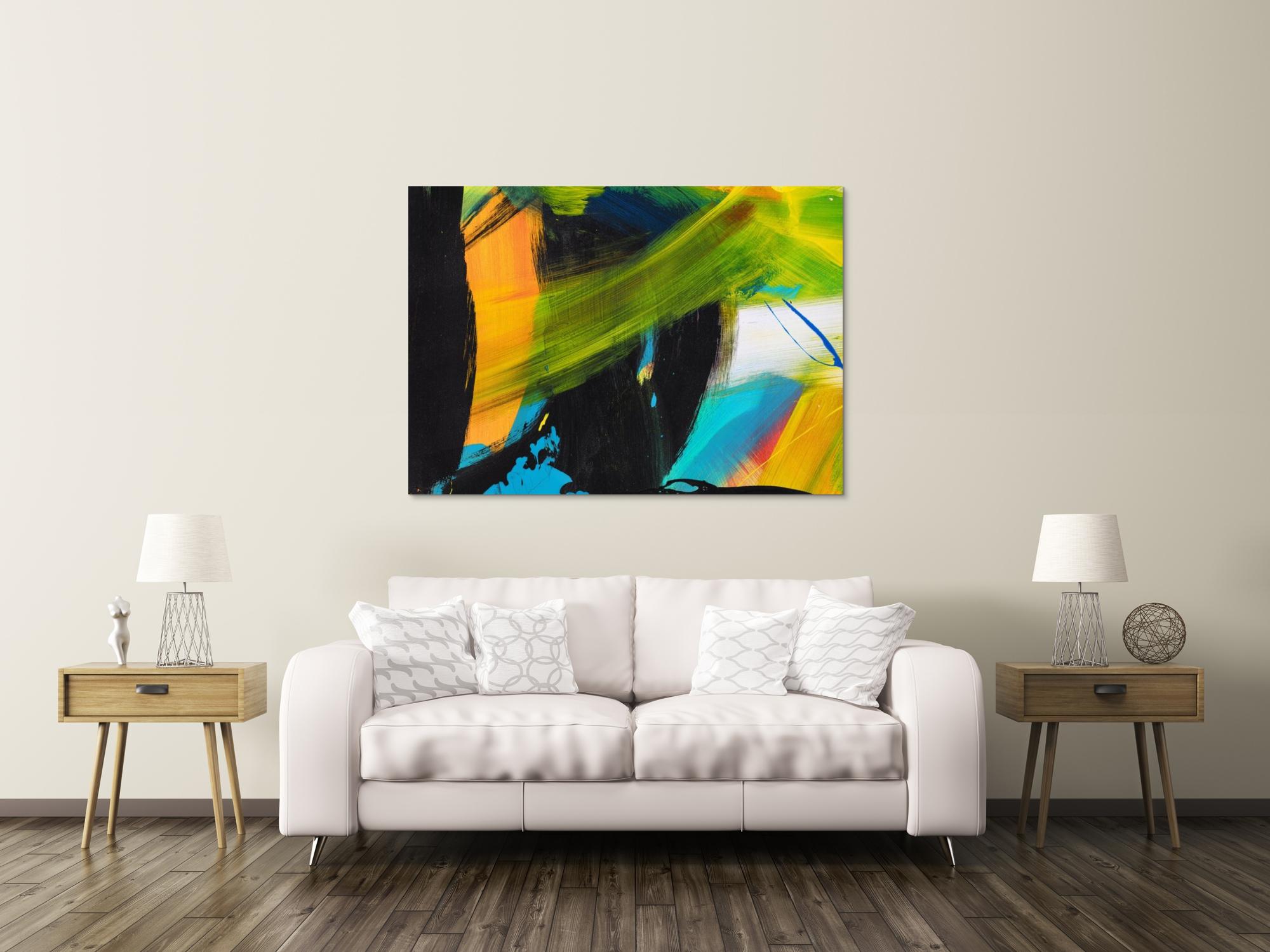 Abstraktes Bild auf Leinwand