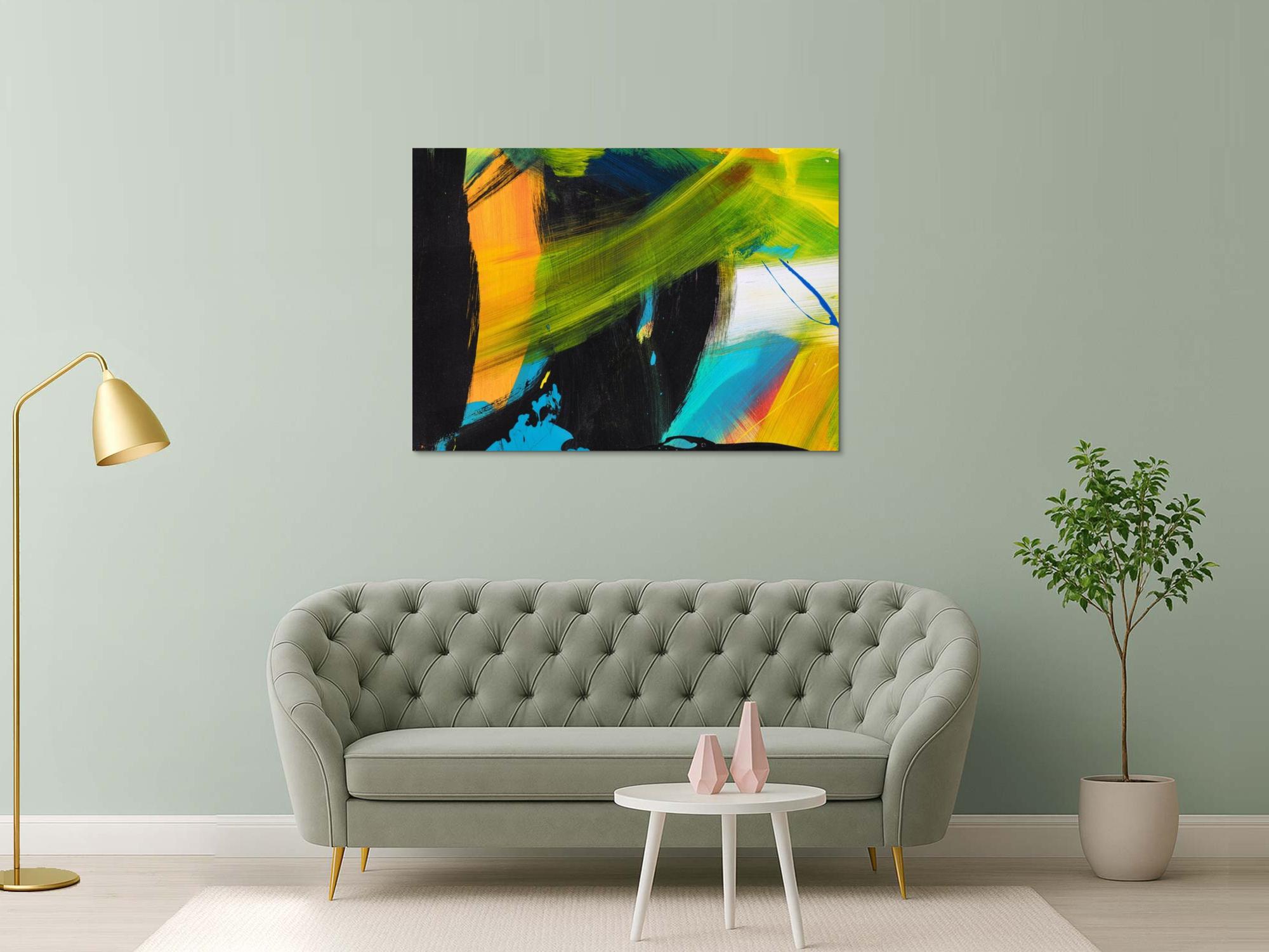 Abstraktes Bild auf Leinwand