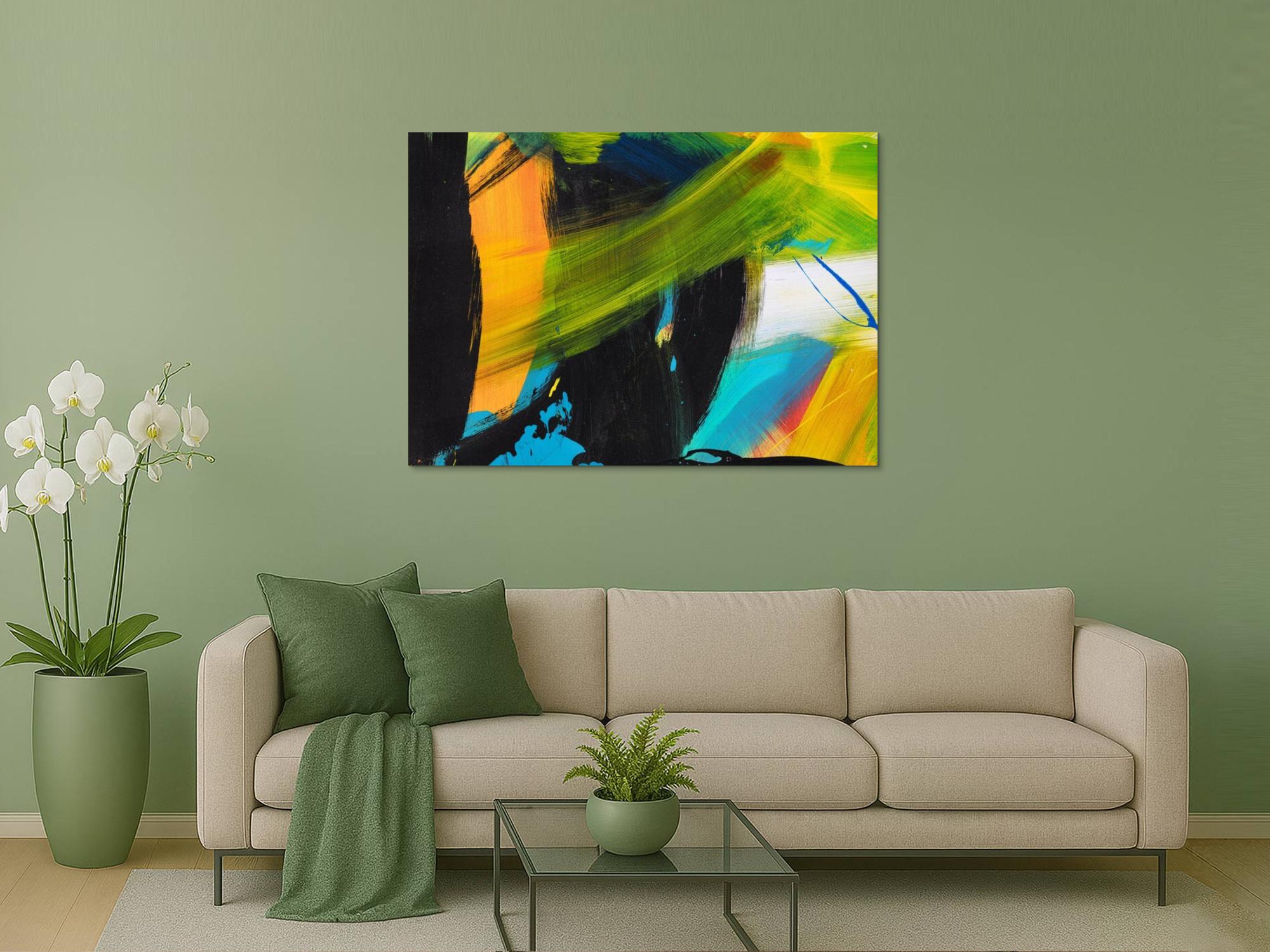 Abstraktes Bild auf Leinwand