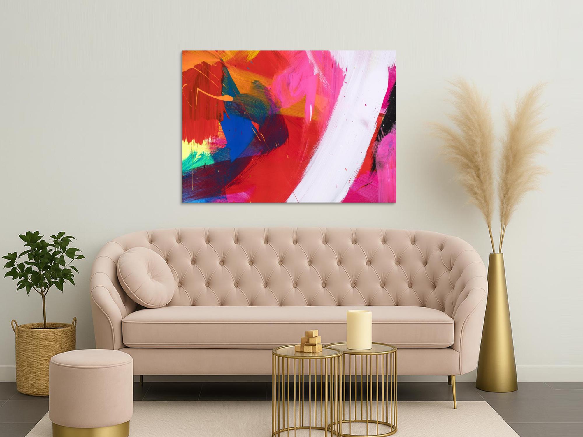 Abstraktes Bild auf Leinwand