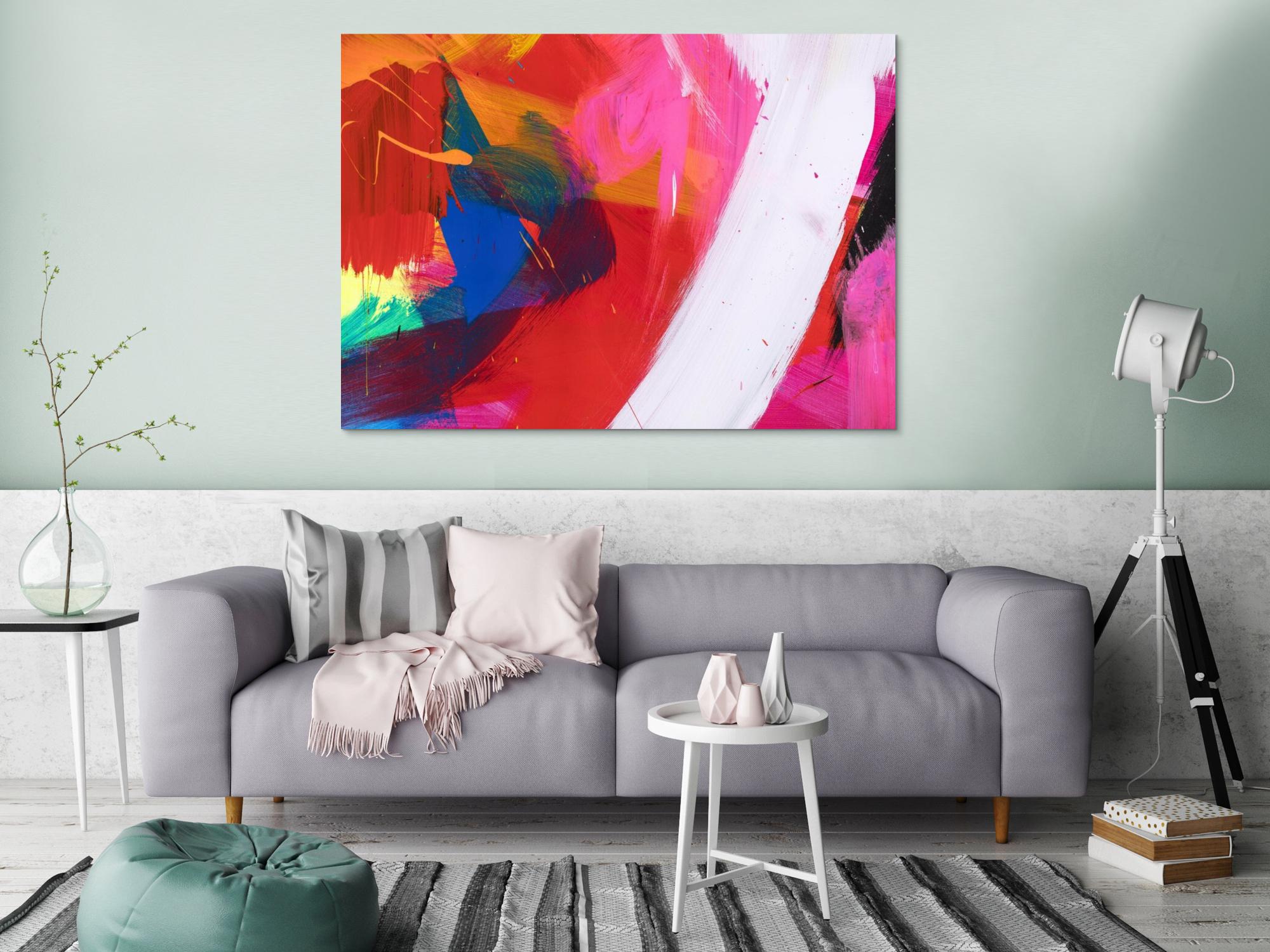 Abstraktes Bild auf Leinwand
