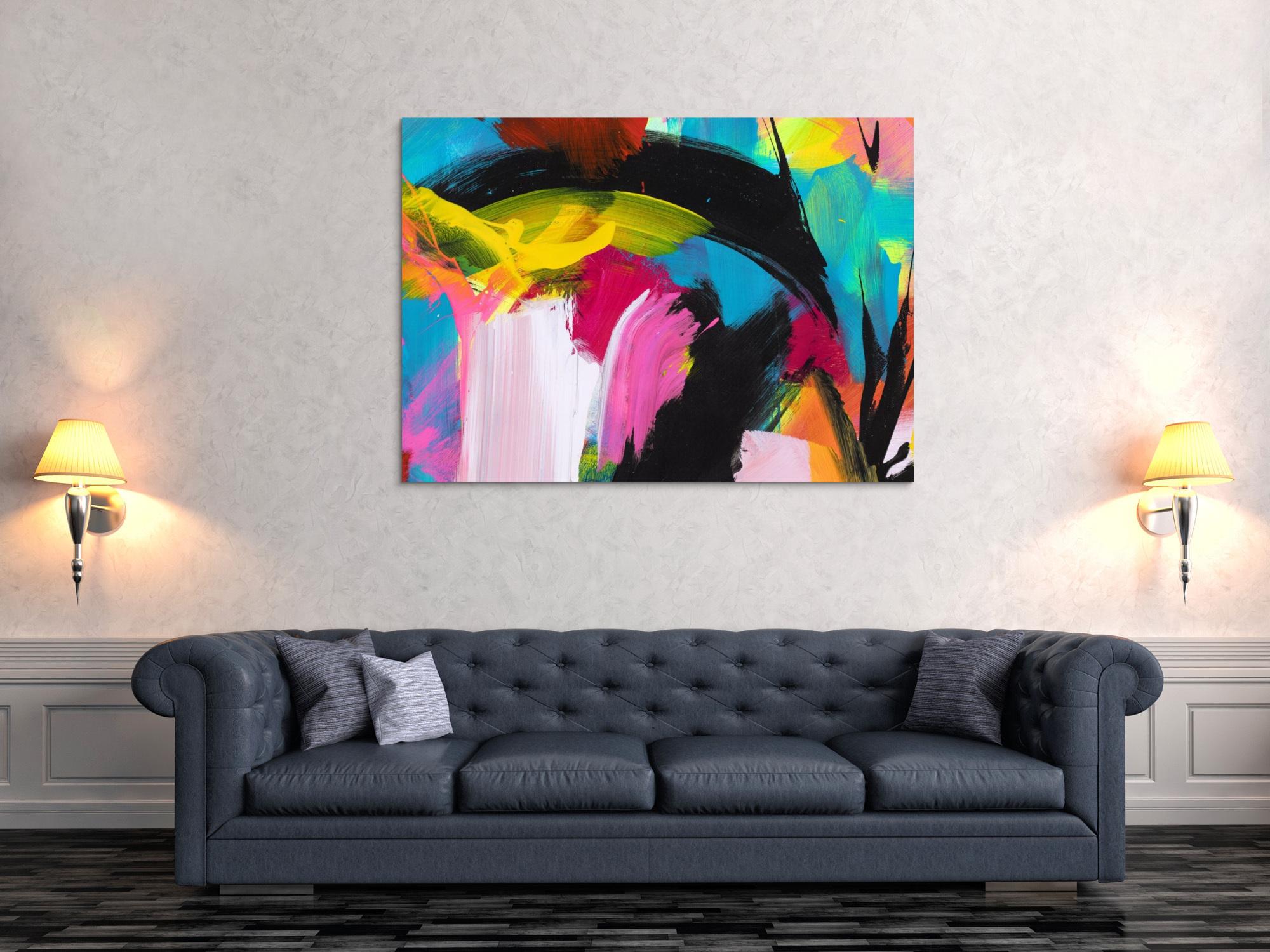 Abstraktes Bild auf Leinwand