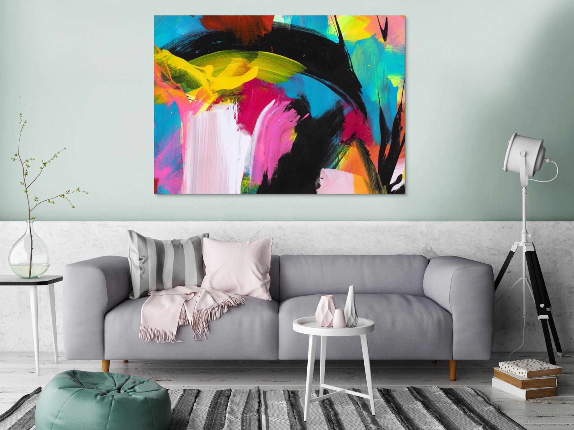 Abstraktes Bild auf Leinwand