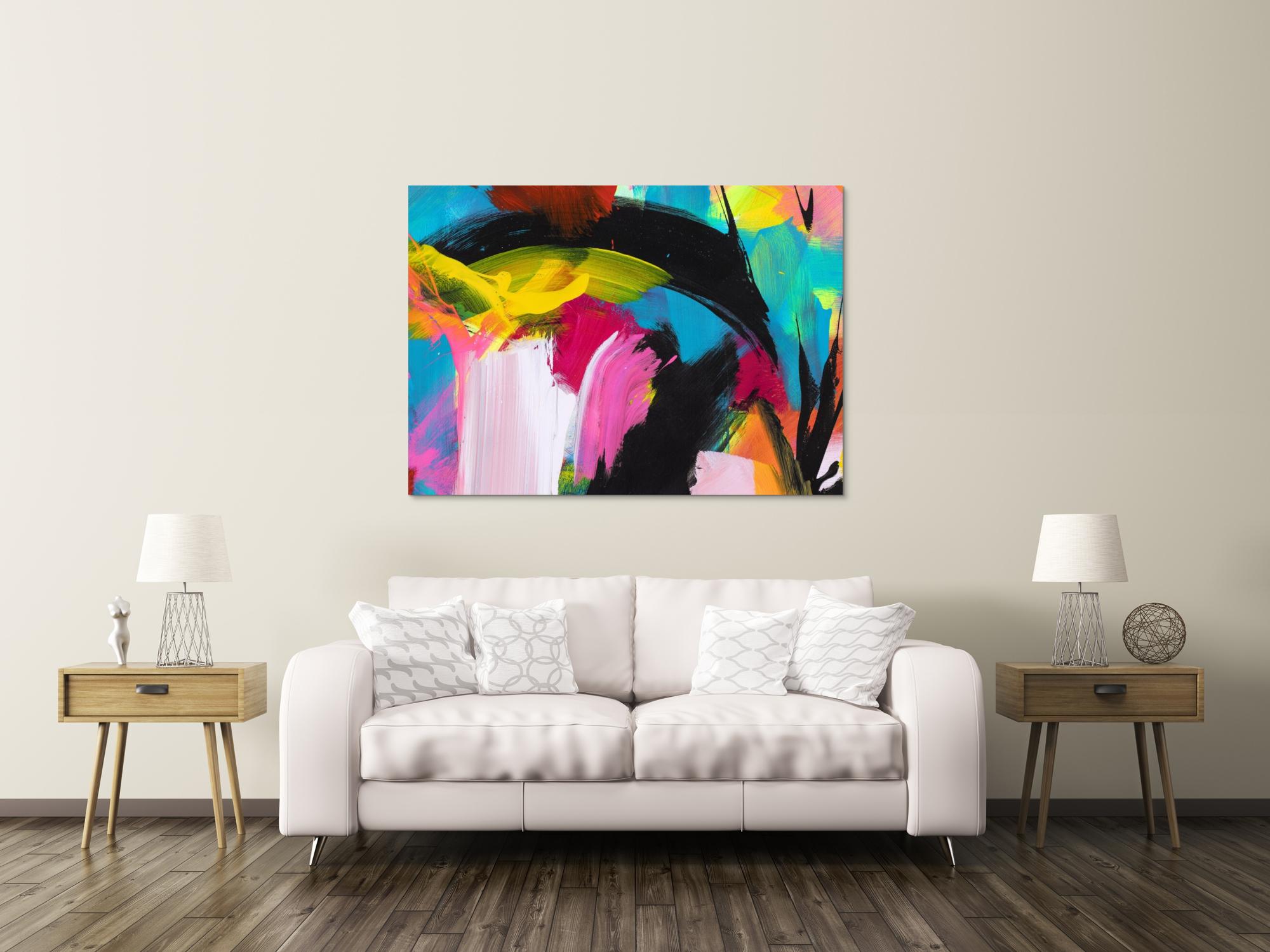 Abstraktes Bild auf Leinwand