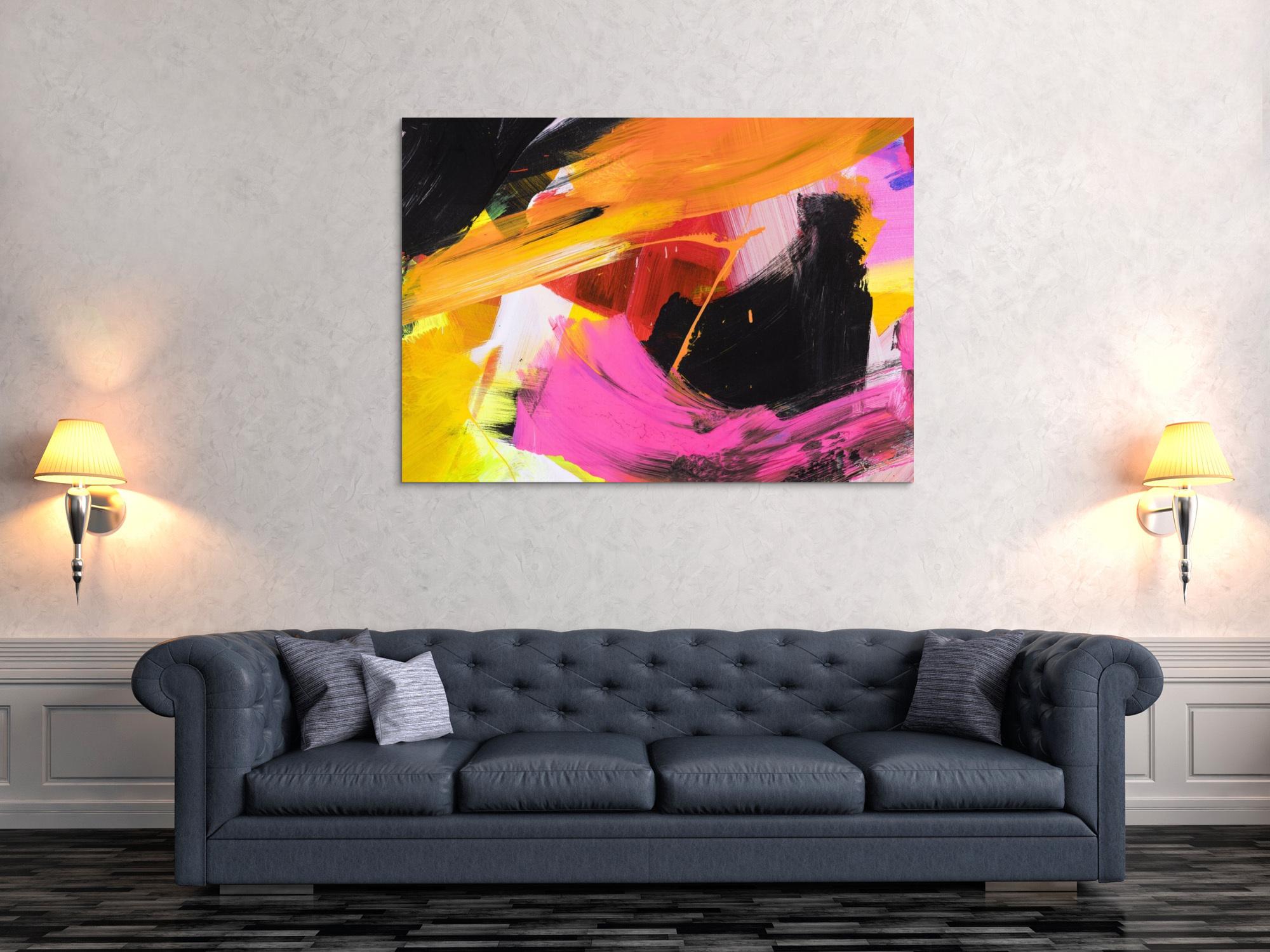 Abstraktes Bild auf Leinwand