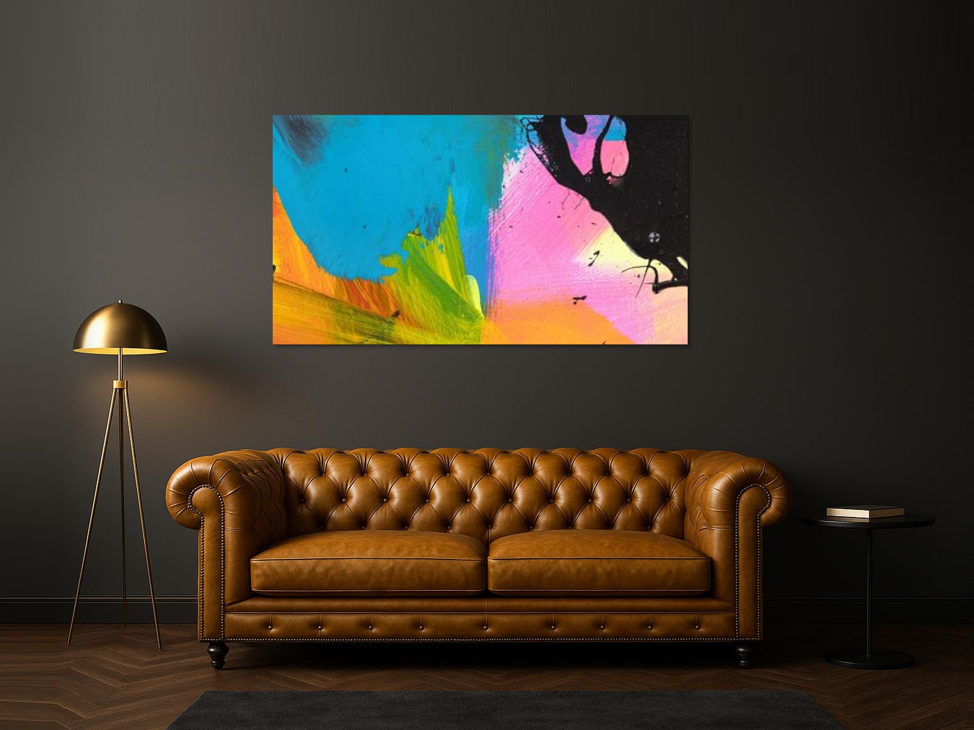 Abstraktes Bild auf Leinwand