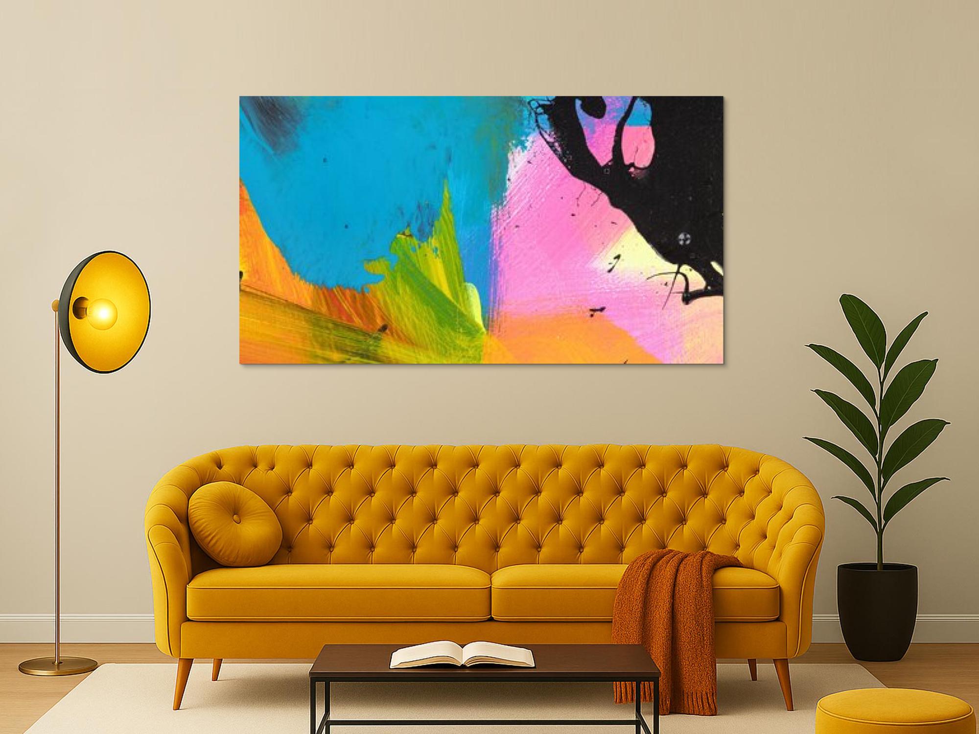 Abstraktes Bild auf Leinwand