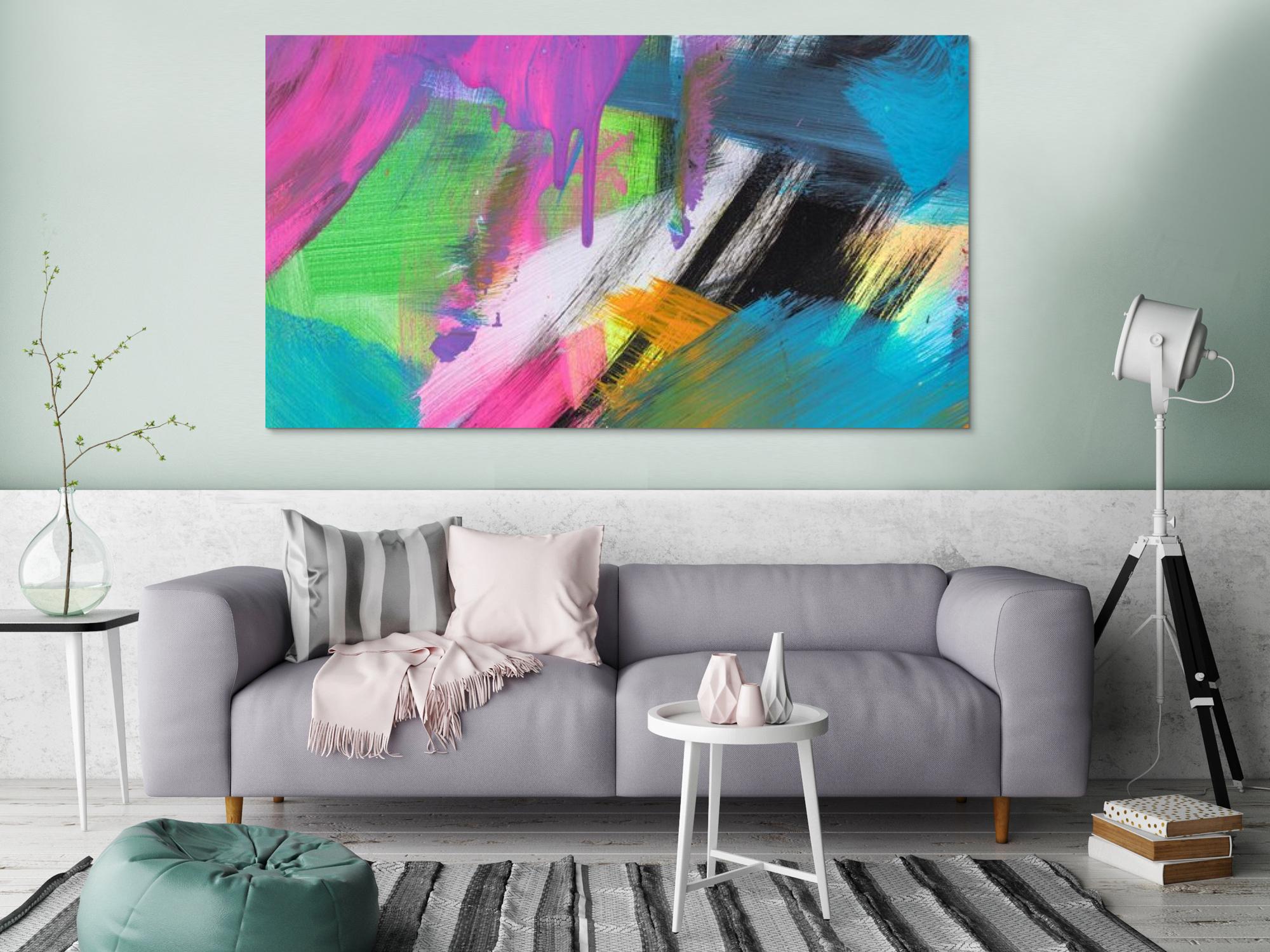 Abstraktes Bild auf Leinwand