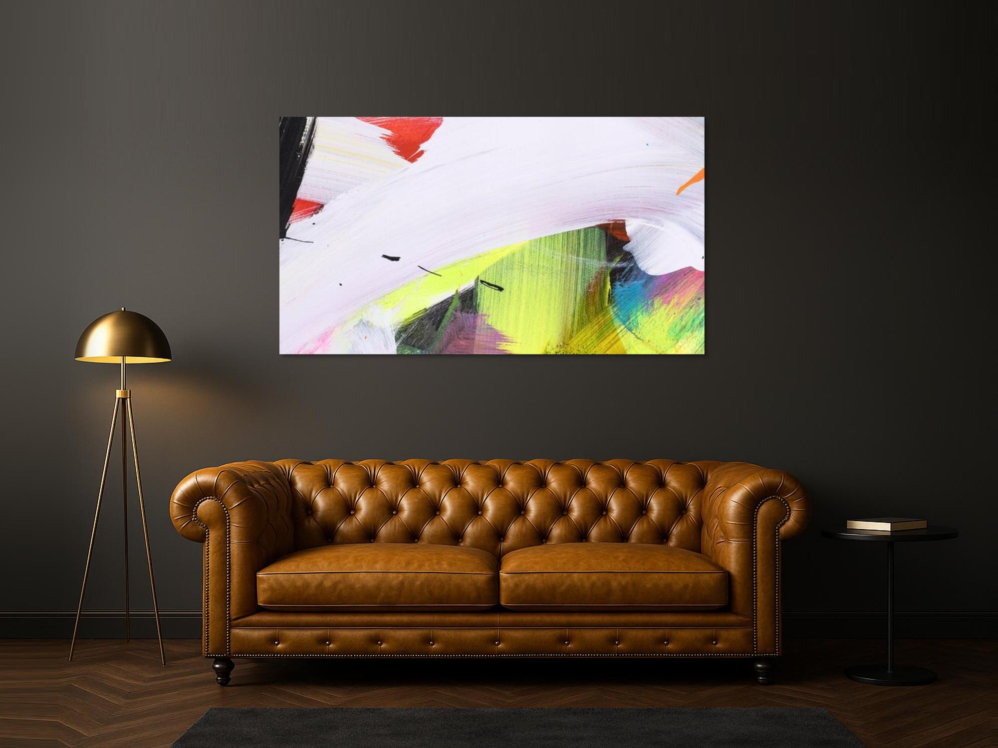 Abstraktes Bild auf Leinwand