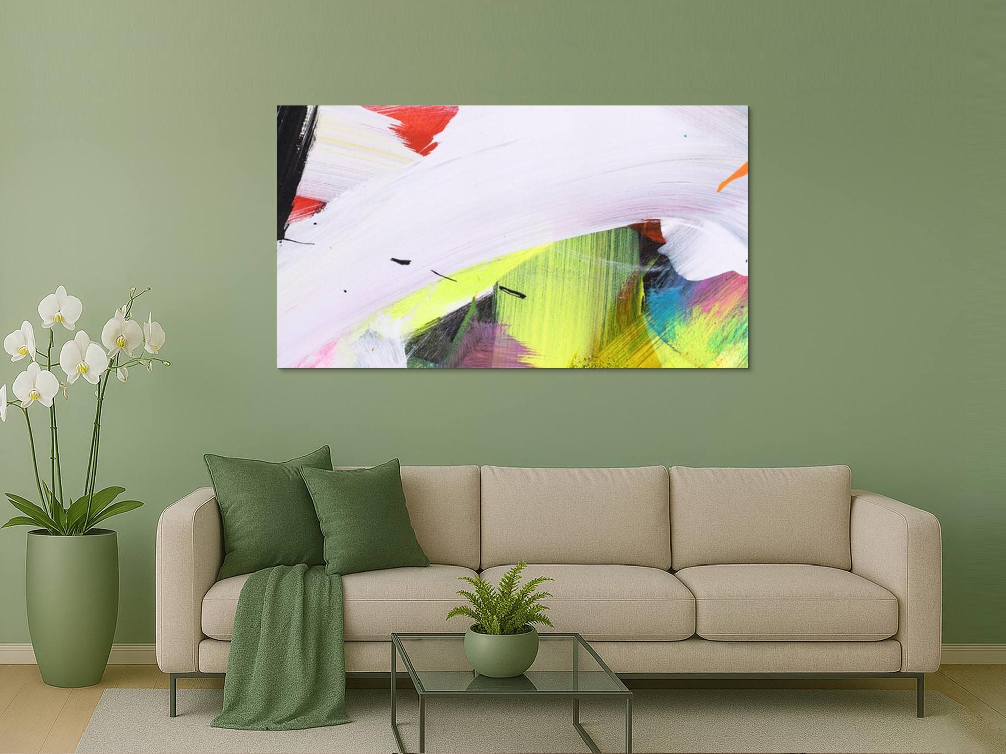 Abstraktes Bild auf Leinwand