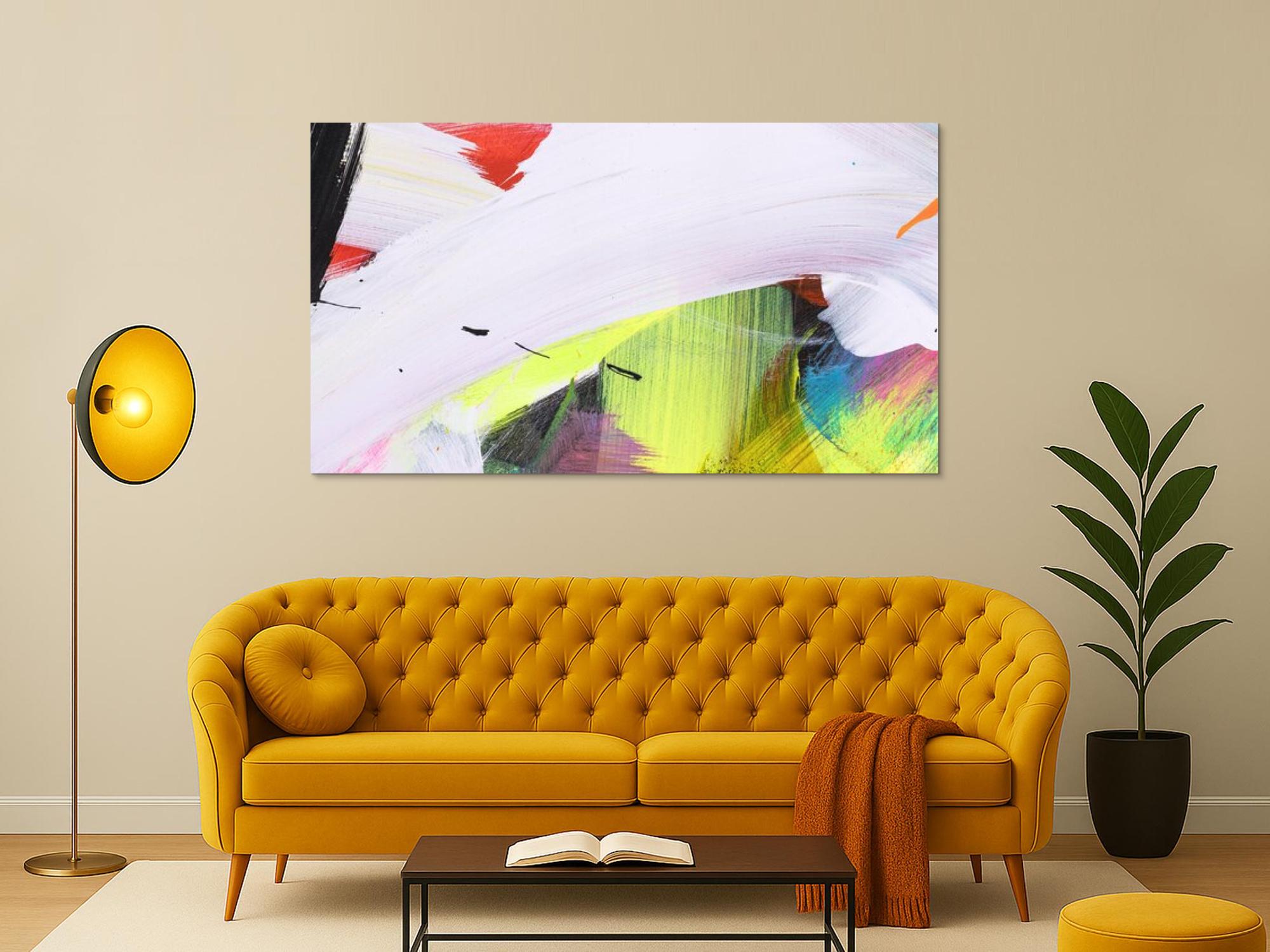 Abstraktes Bild auf Leinwand