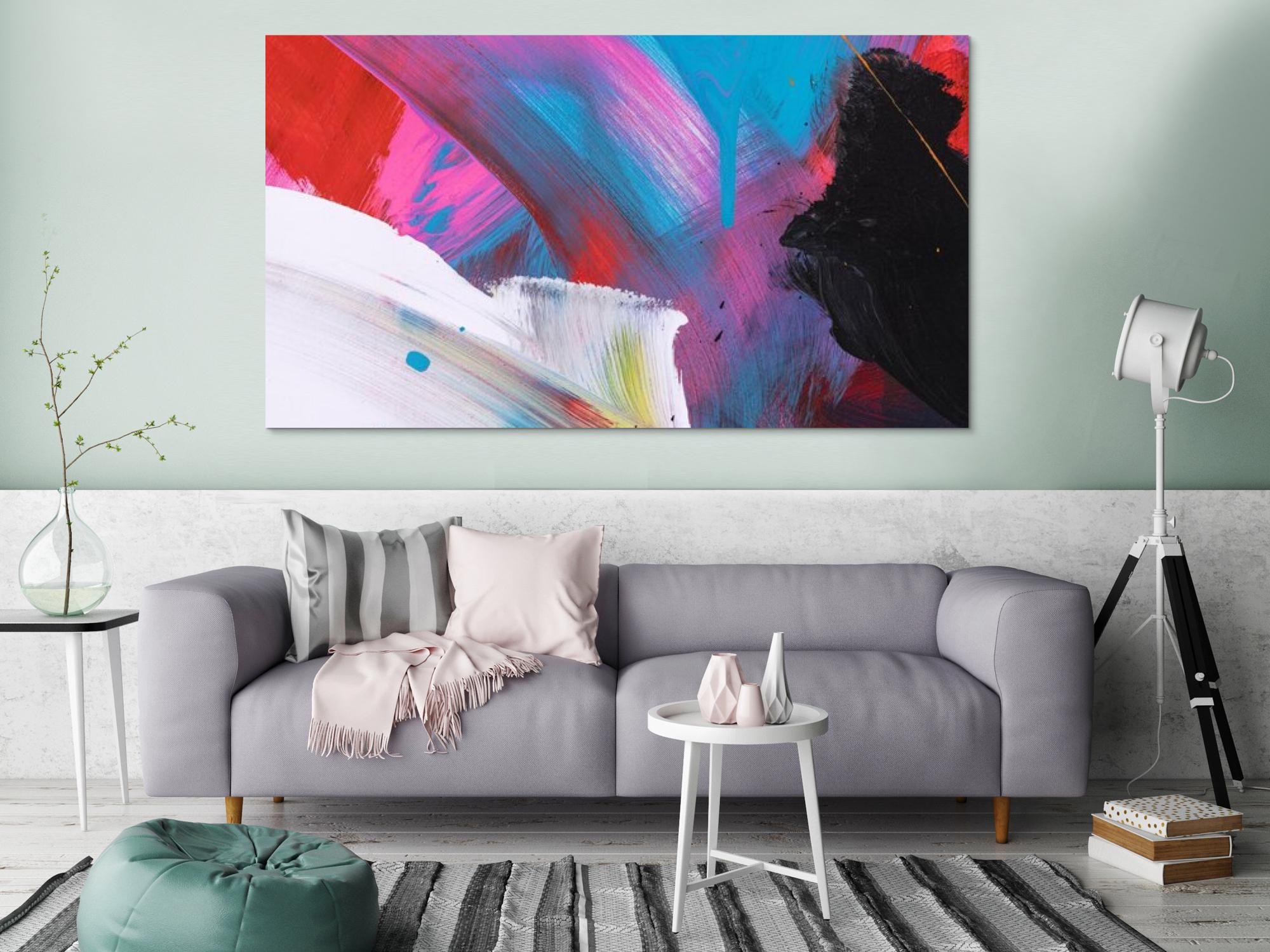 Abstraktes Bild auf Leinwand