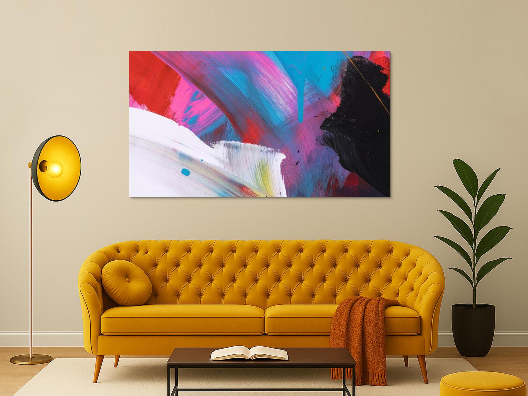 Abstraktes Bild auf Leinwand