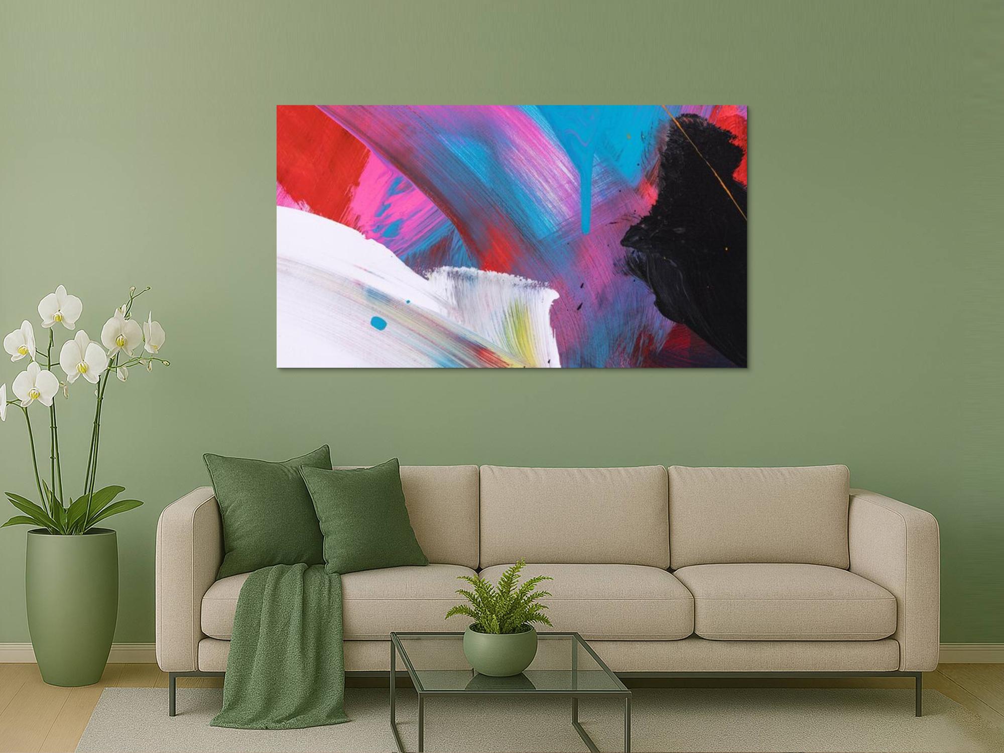 Abstraktes Bild auf Leinwand