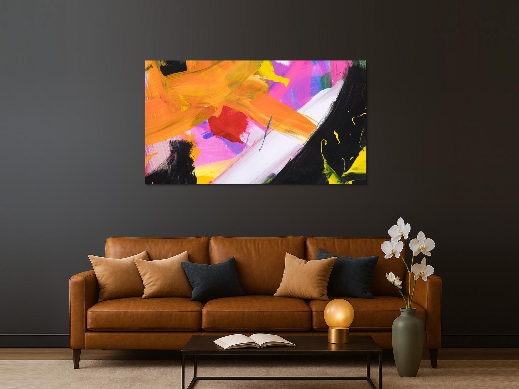 Abstraktes Bild auf Leinwand