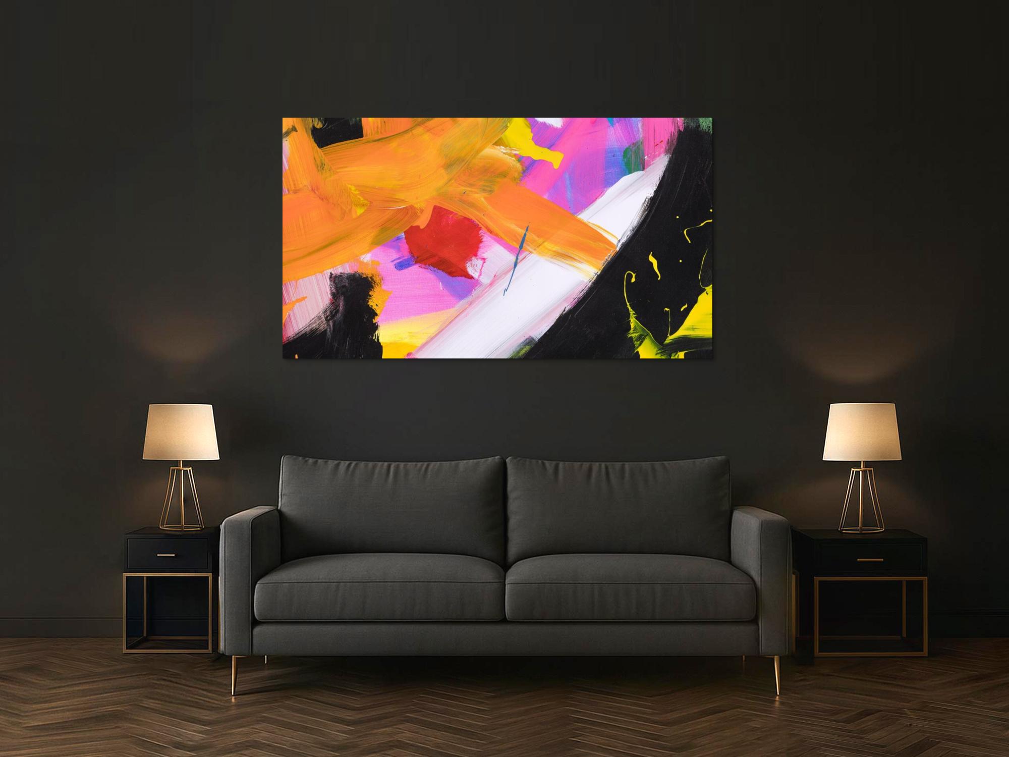 Abstraktes Bild auf Leinwand