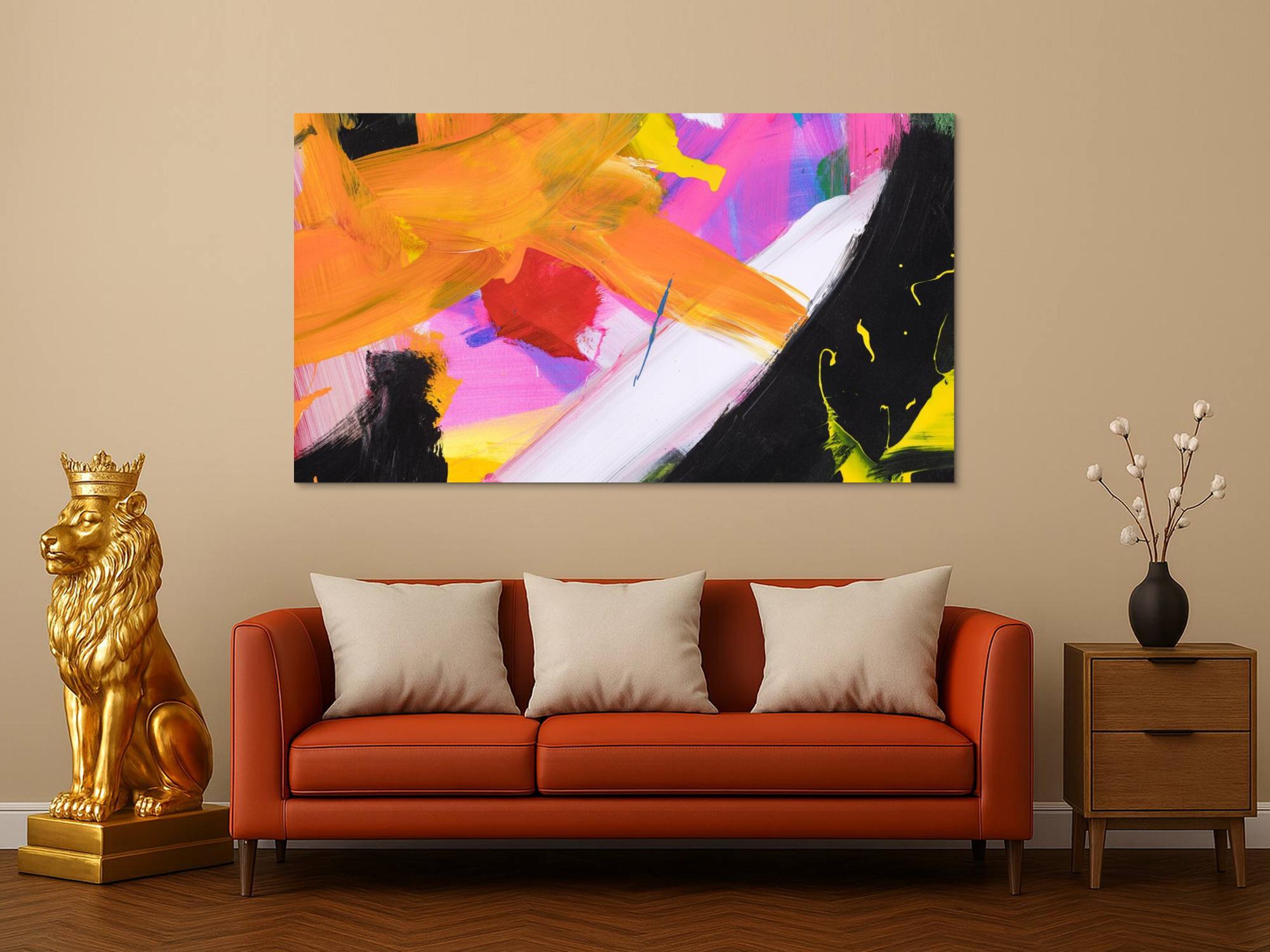 Abstraktes Bild auf Leinwand