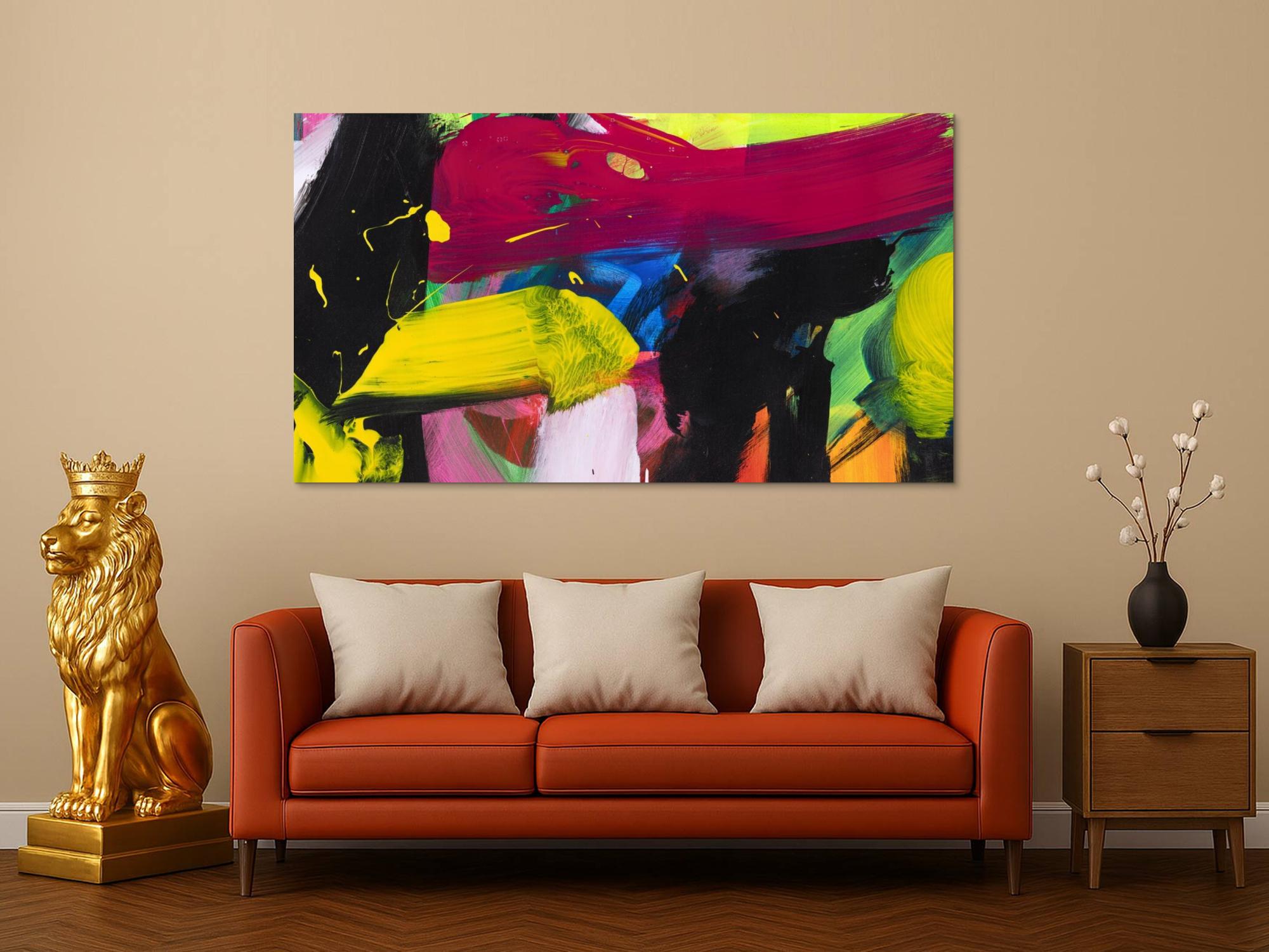 Abstraktes Bild auf Leinwand