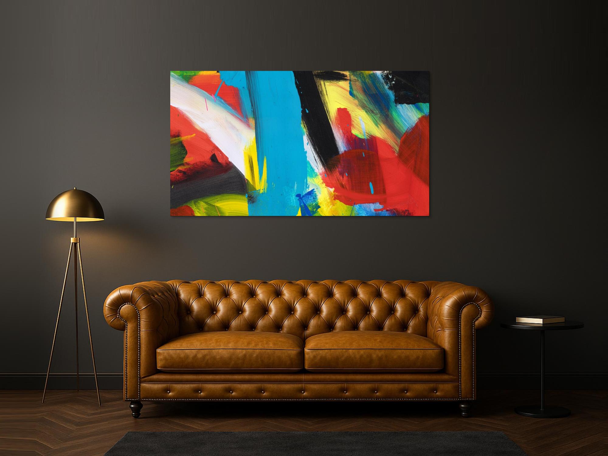 Abstraktes Bild auf Leinwand