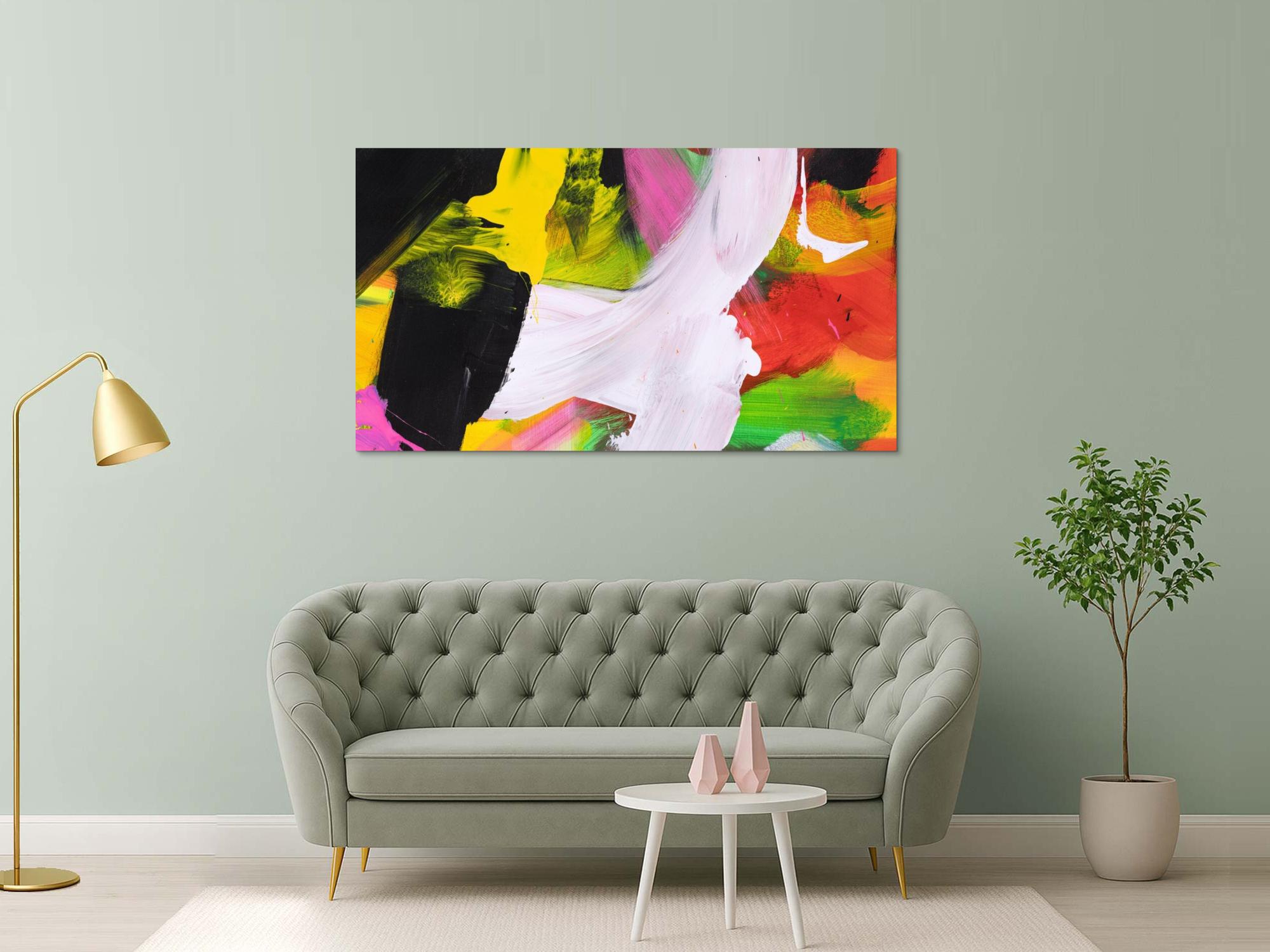 Abstraktes Bild auf Leinwand