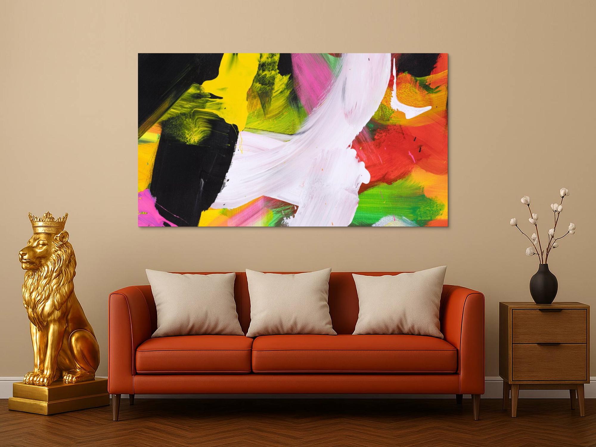 Abstraktes Bild auf Leinwand