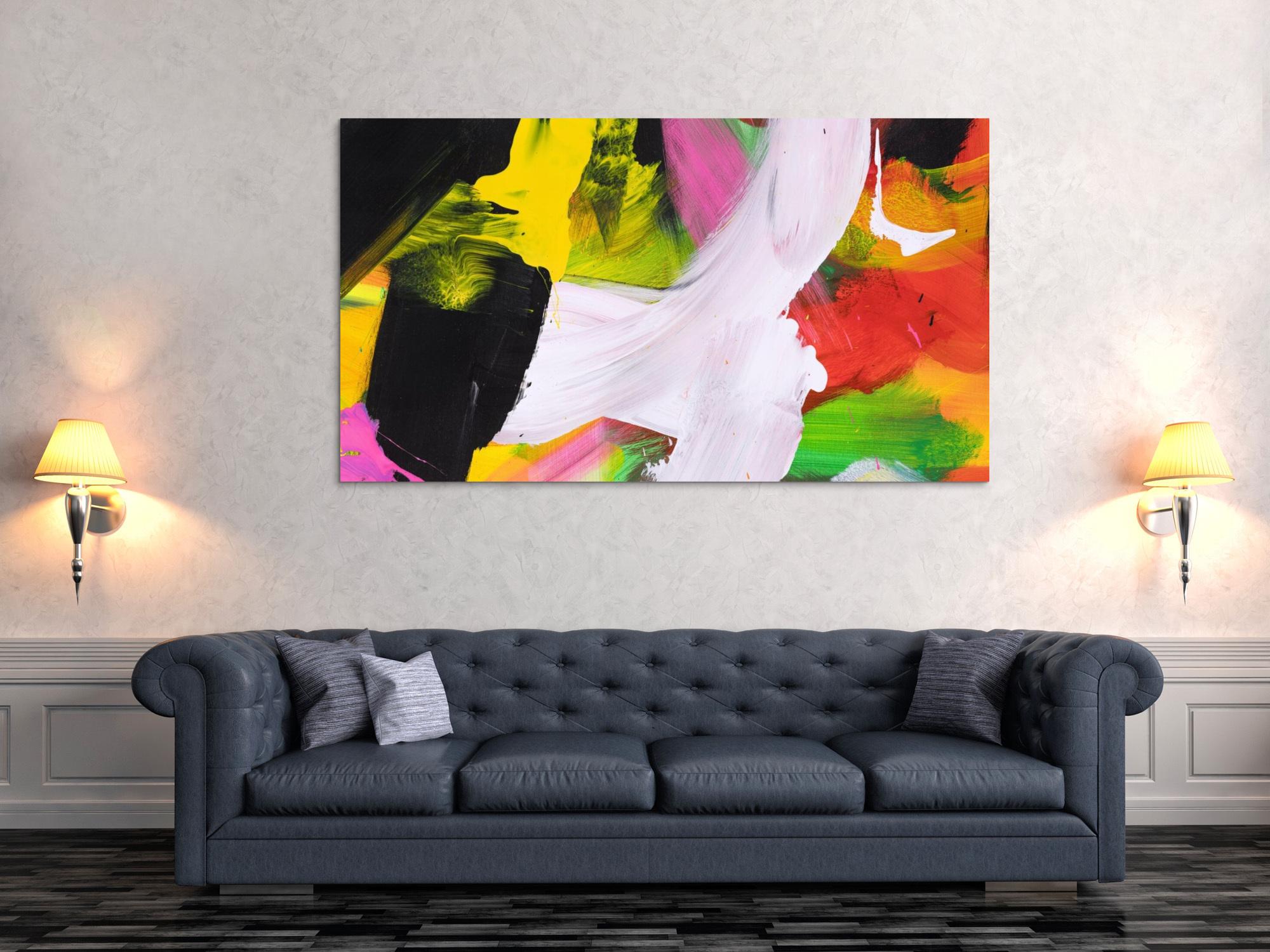 Abstraktes Bild auf Leinwand