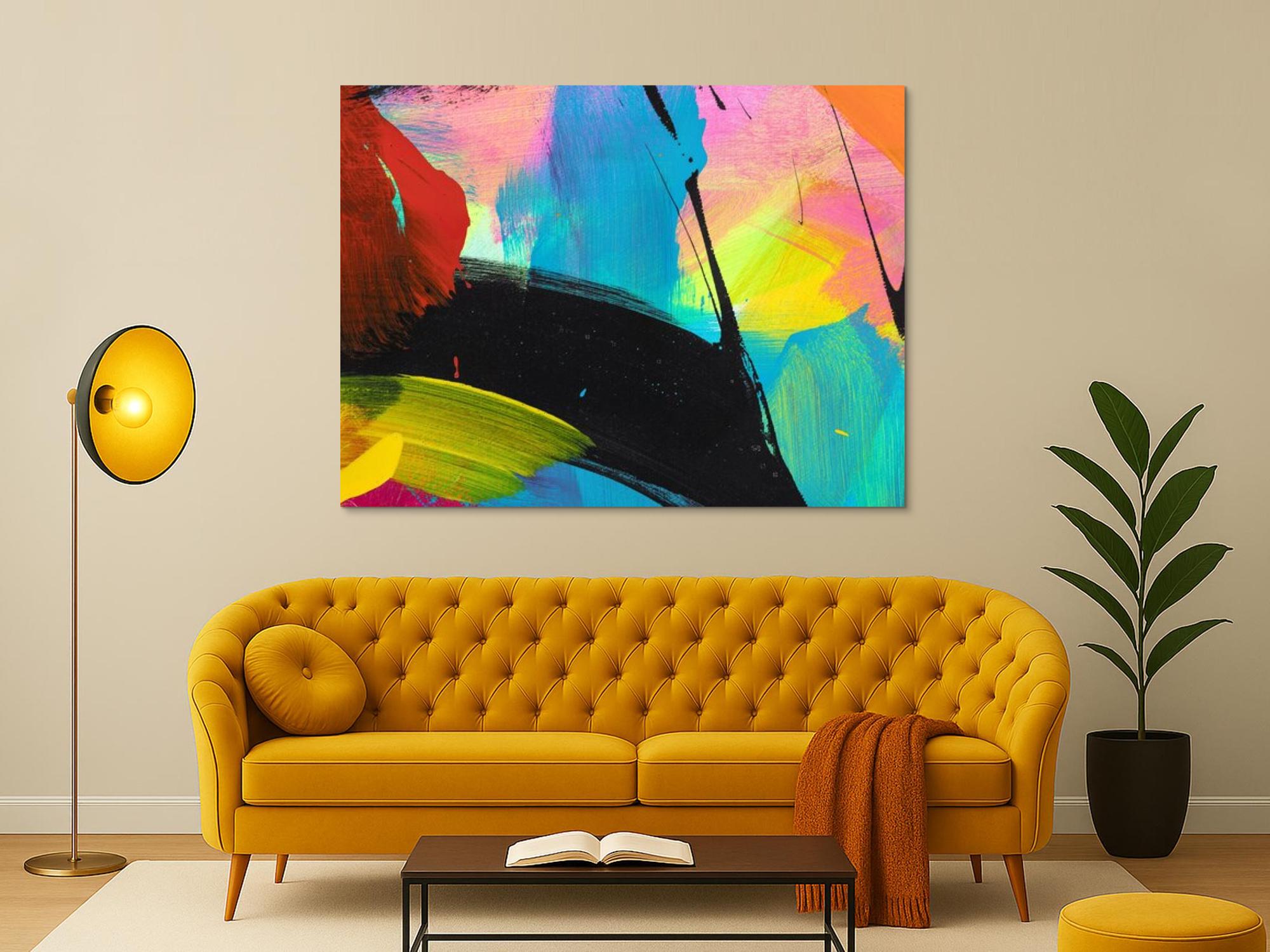 Abstraktes Bild auf Leinwand