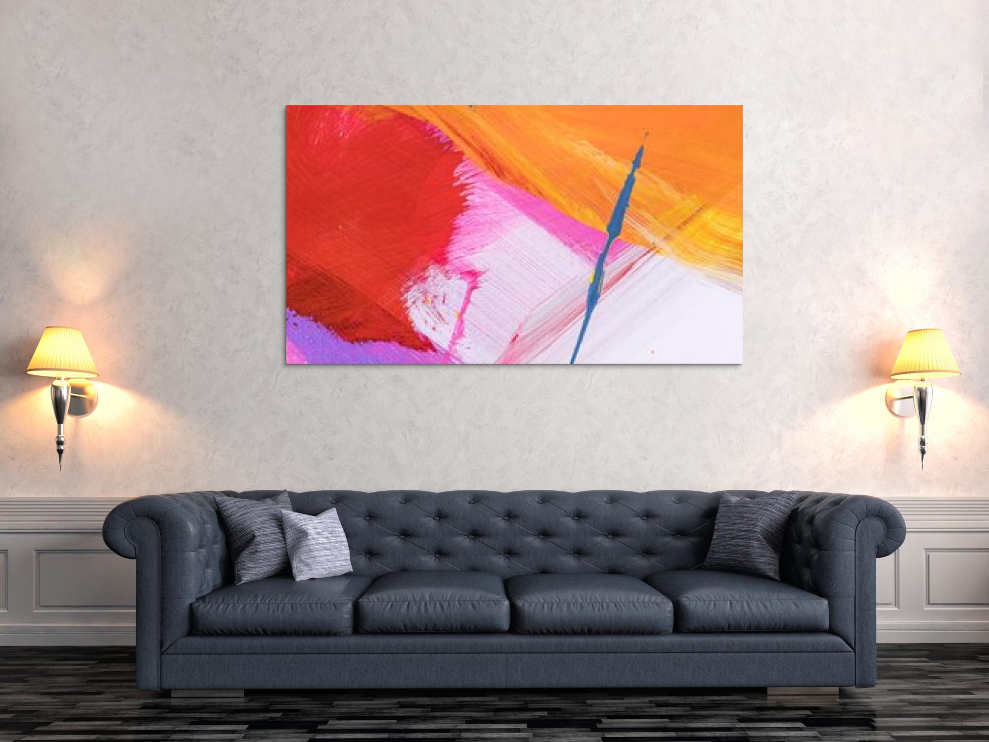 Abstraktes Bild auf Leinwand