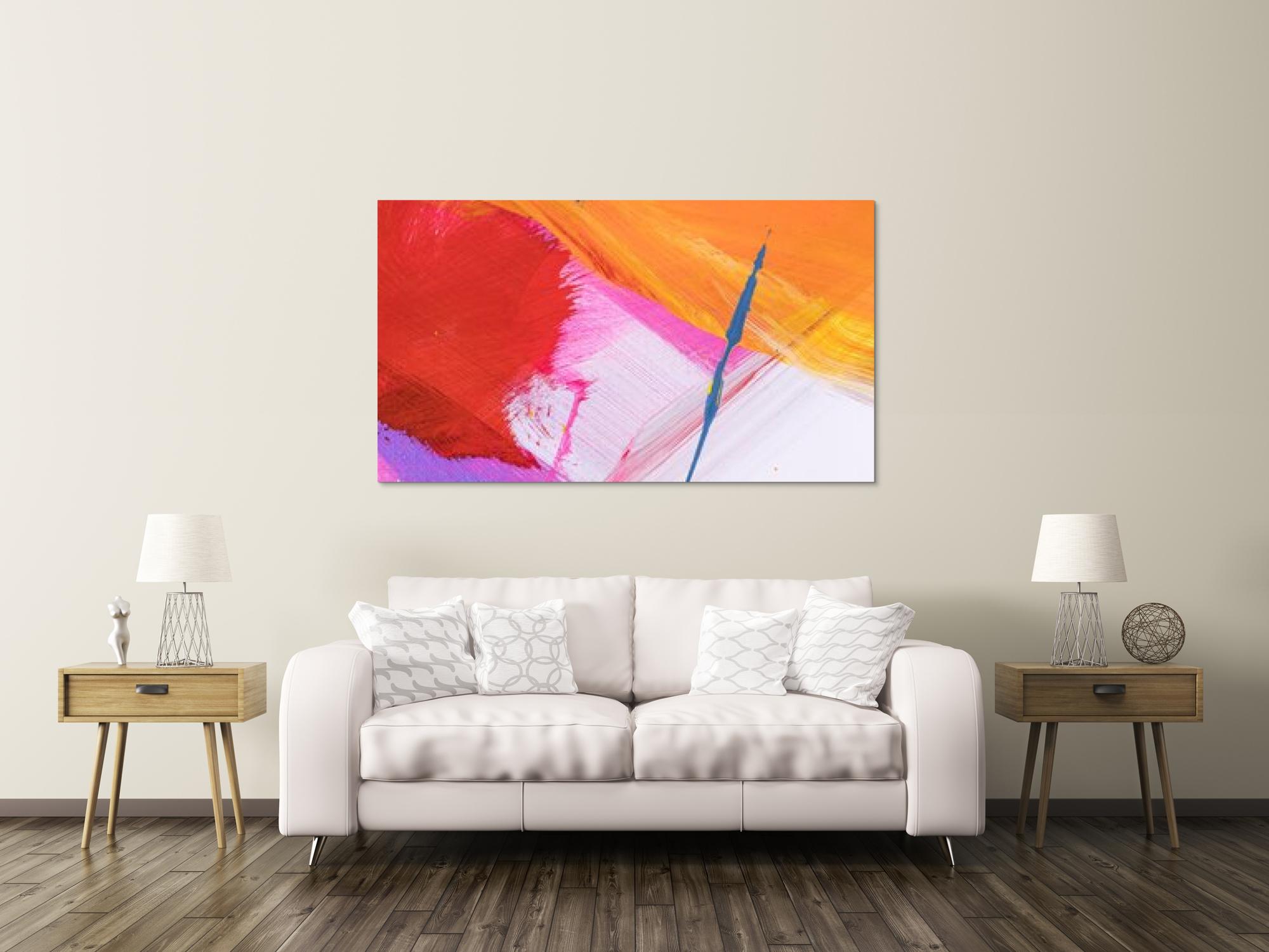 Abstraktes Bild auf Leinwand