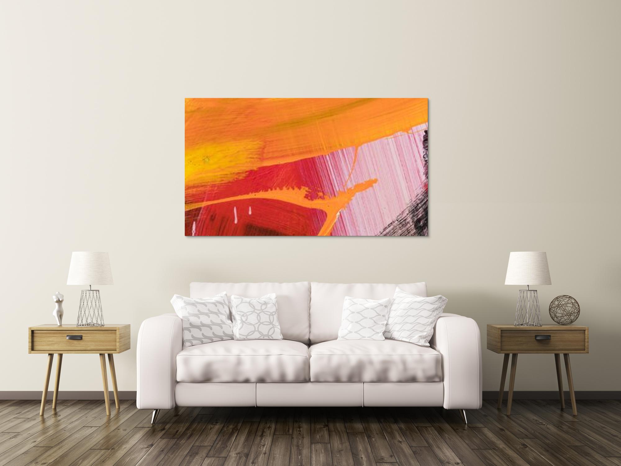 Abstraktes Bild auf Leinwand