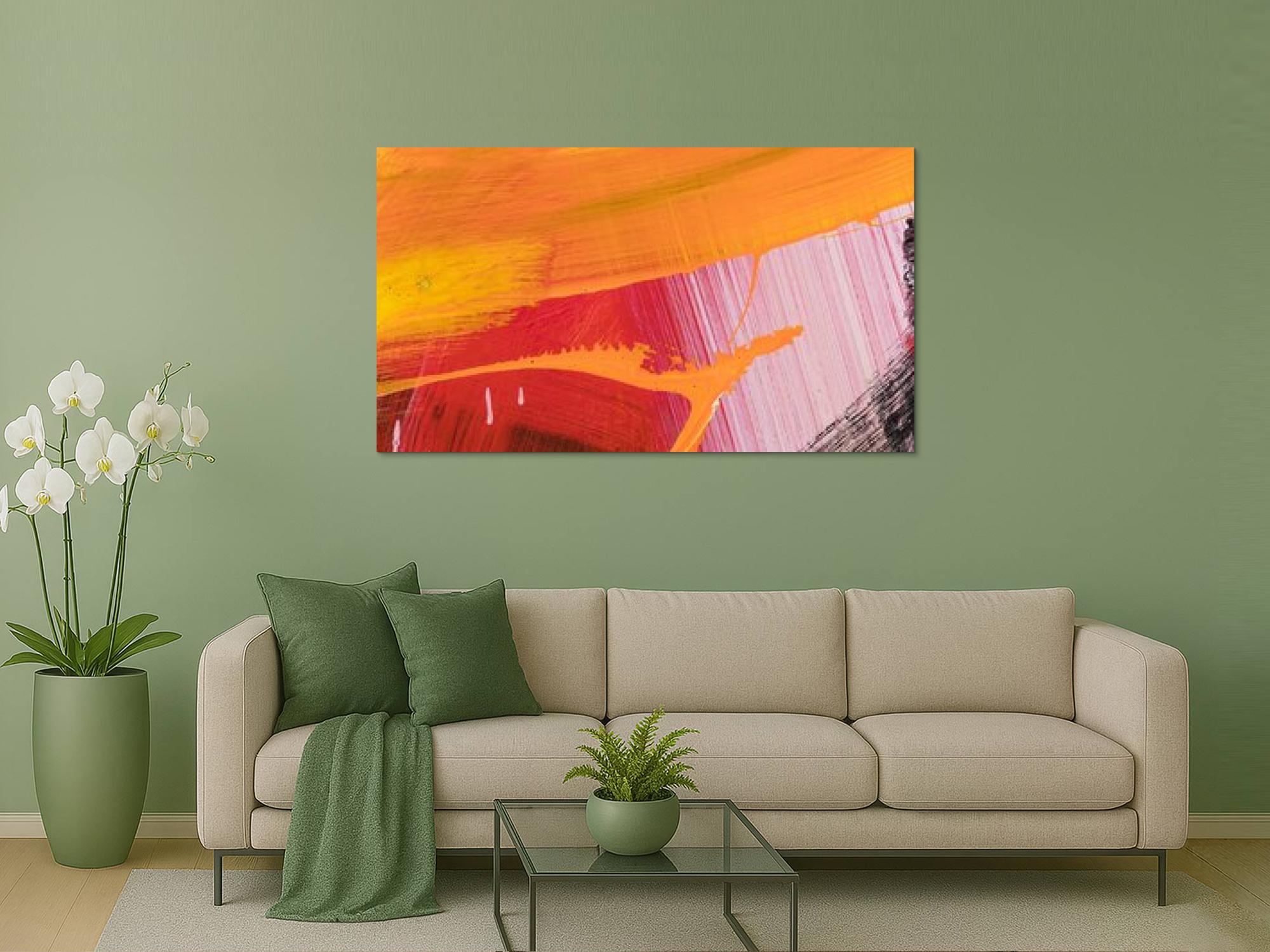 Abstraktes Bild auf Leinwand