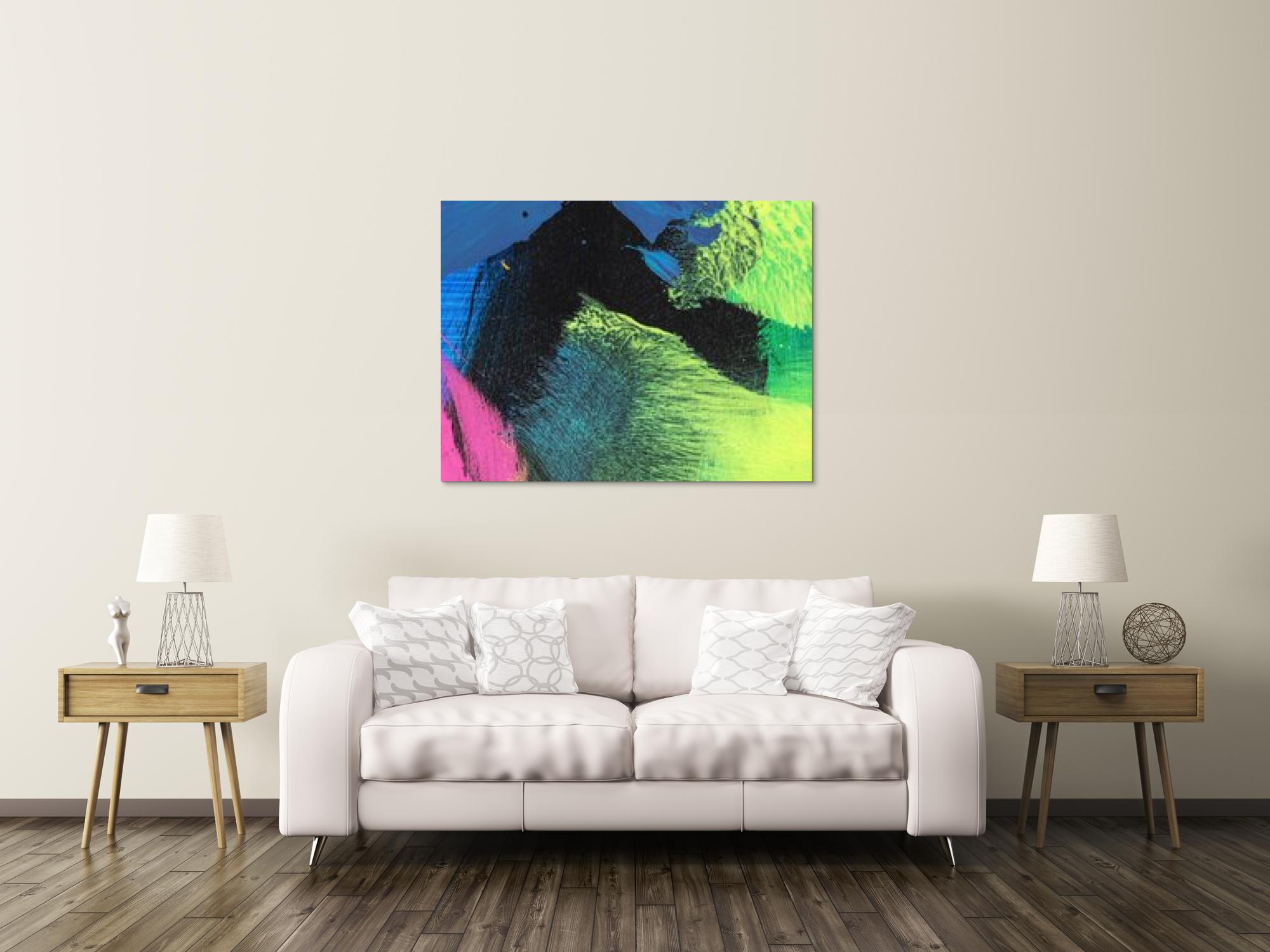 Abstraktes Bild auf Leinwand