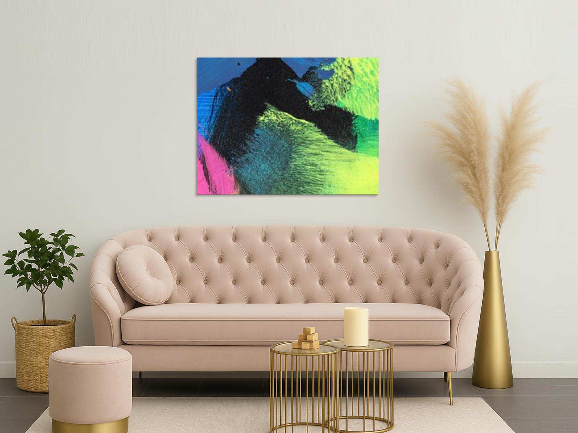 Abstraktes Bild auf Leinwand