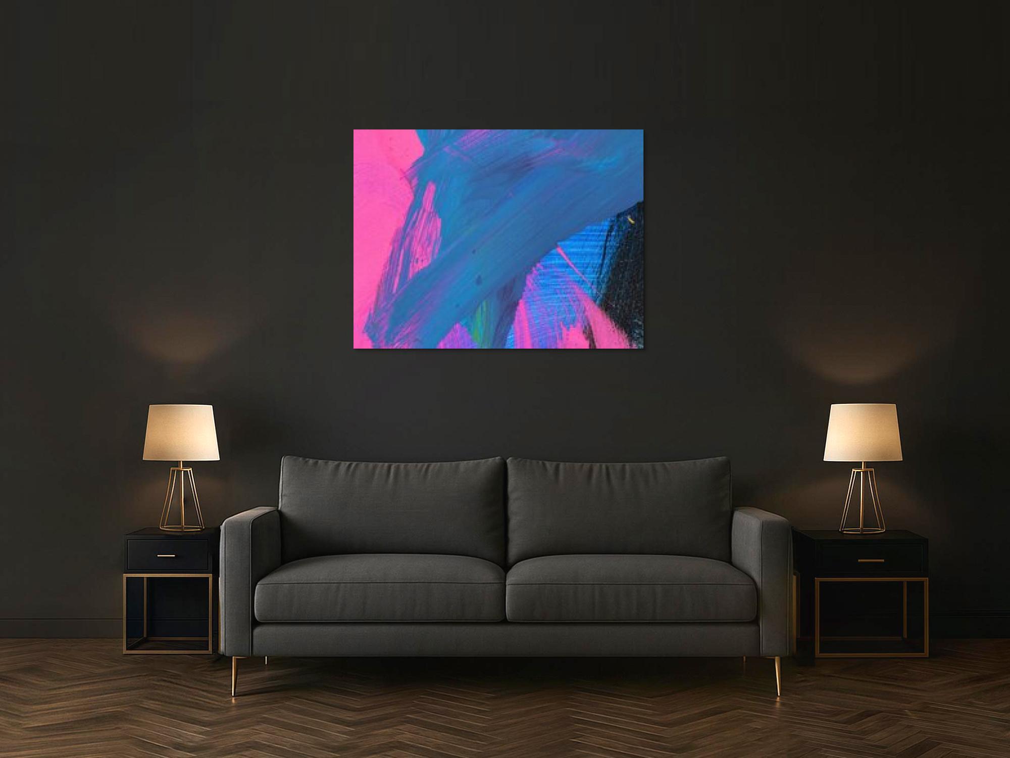 Abstraktes Bild auf Leinwand