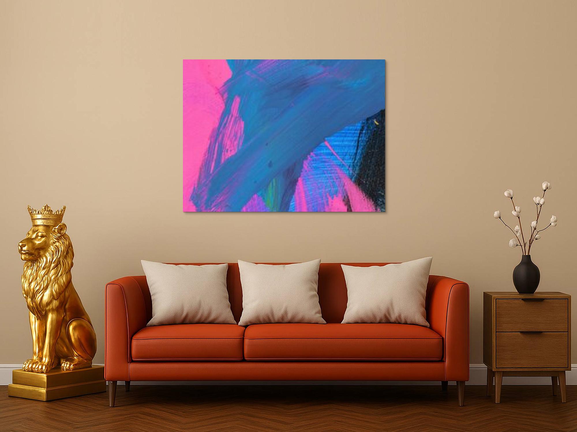 Abstraktes Bild auf Leinwand