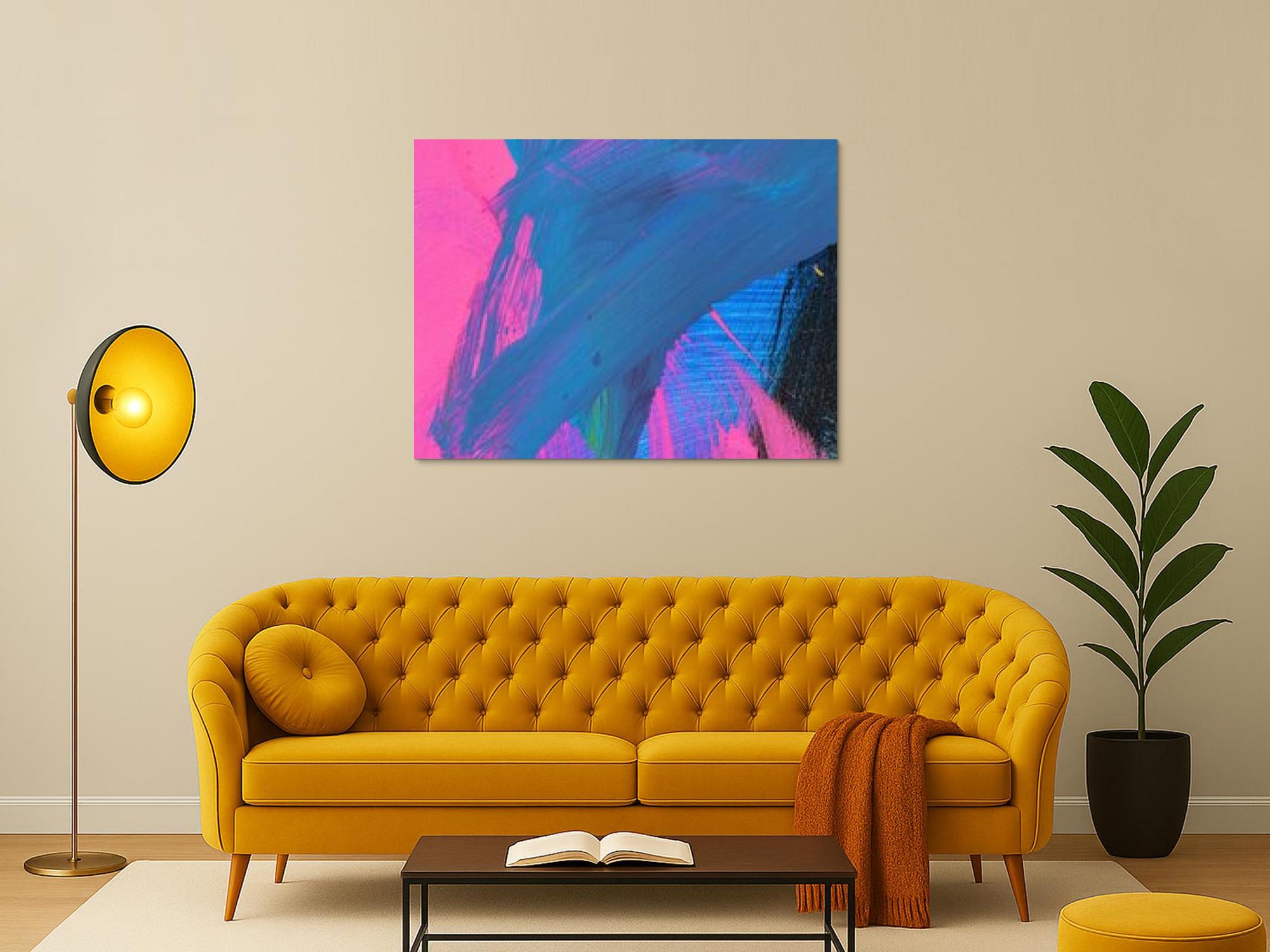 Abstraktes Bild auf Leinwand