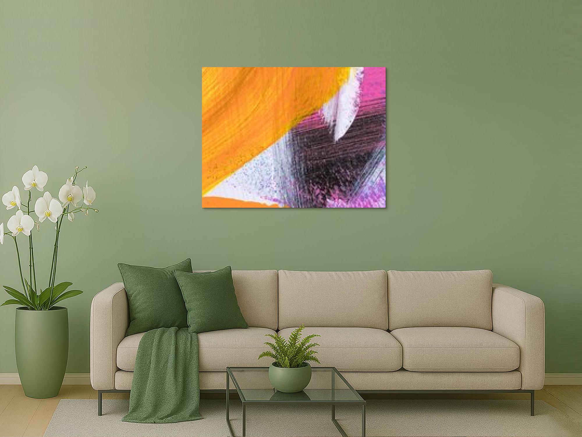 Abstraktes Bild auf Leinwand