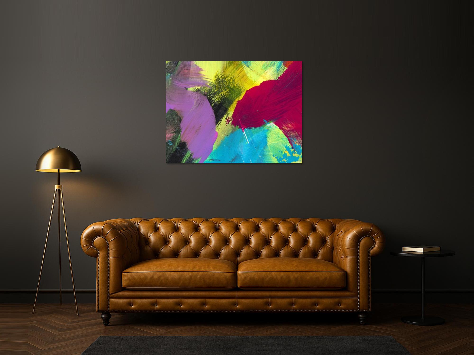 Abstraktes Bild auf Leinwand